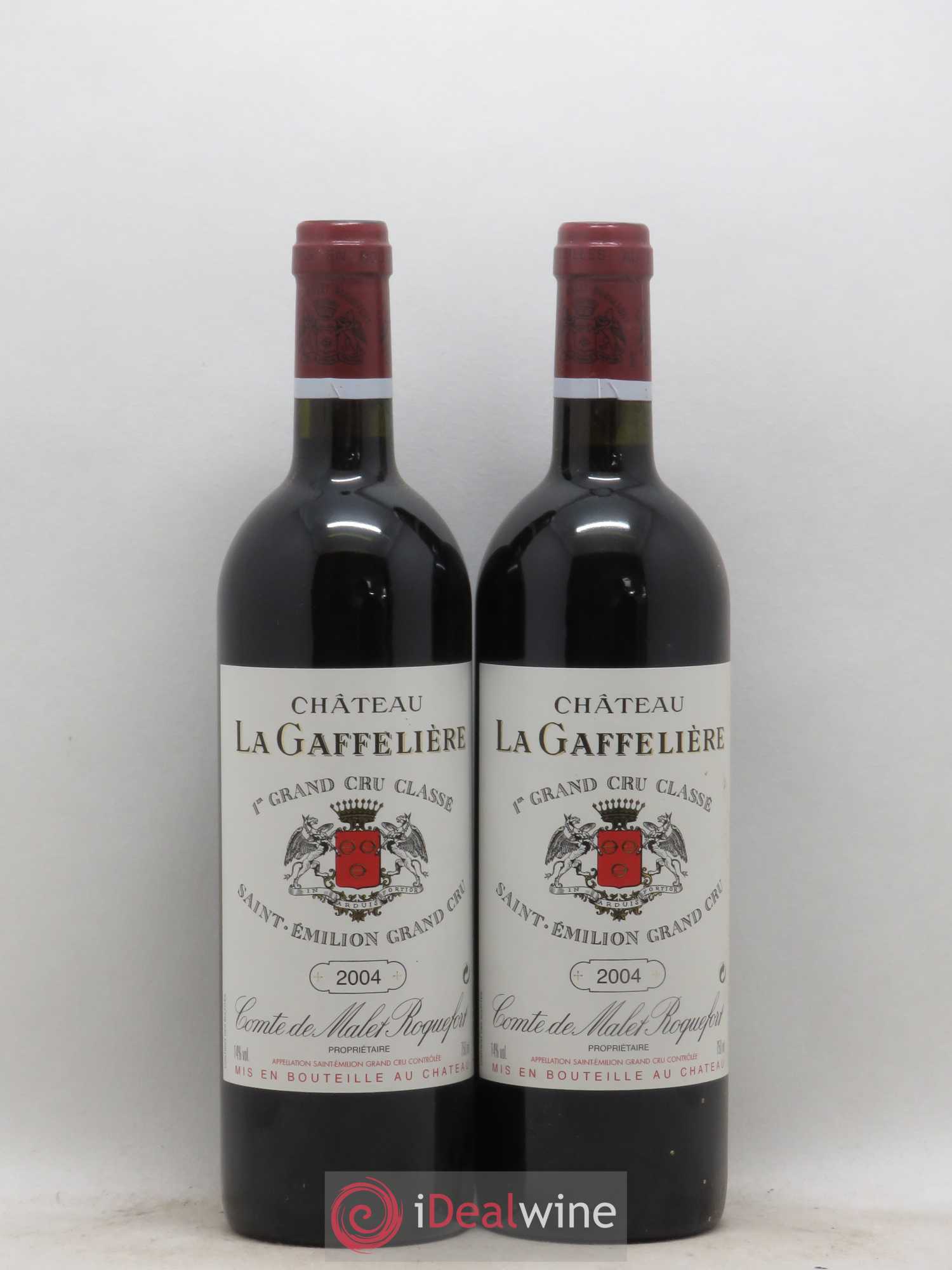 Château la Gaffelière 1er Grand Cru Classé B 2004 - Lot de 2 bouteilles - 0