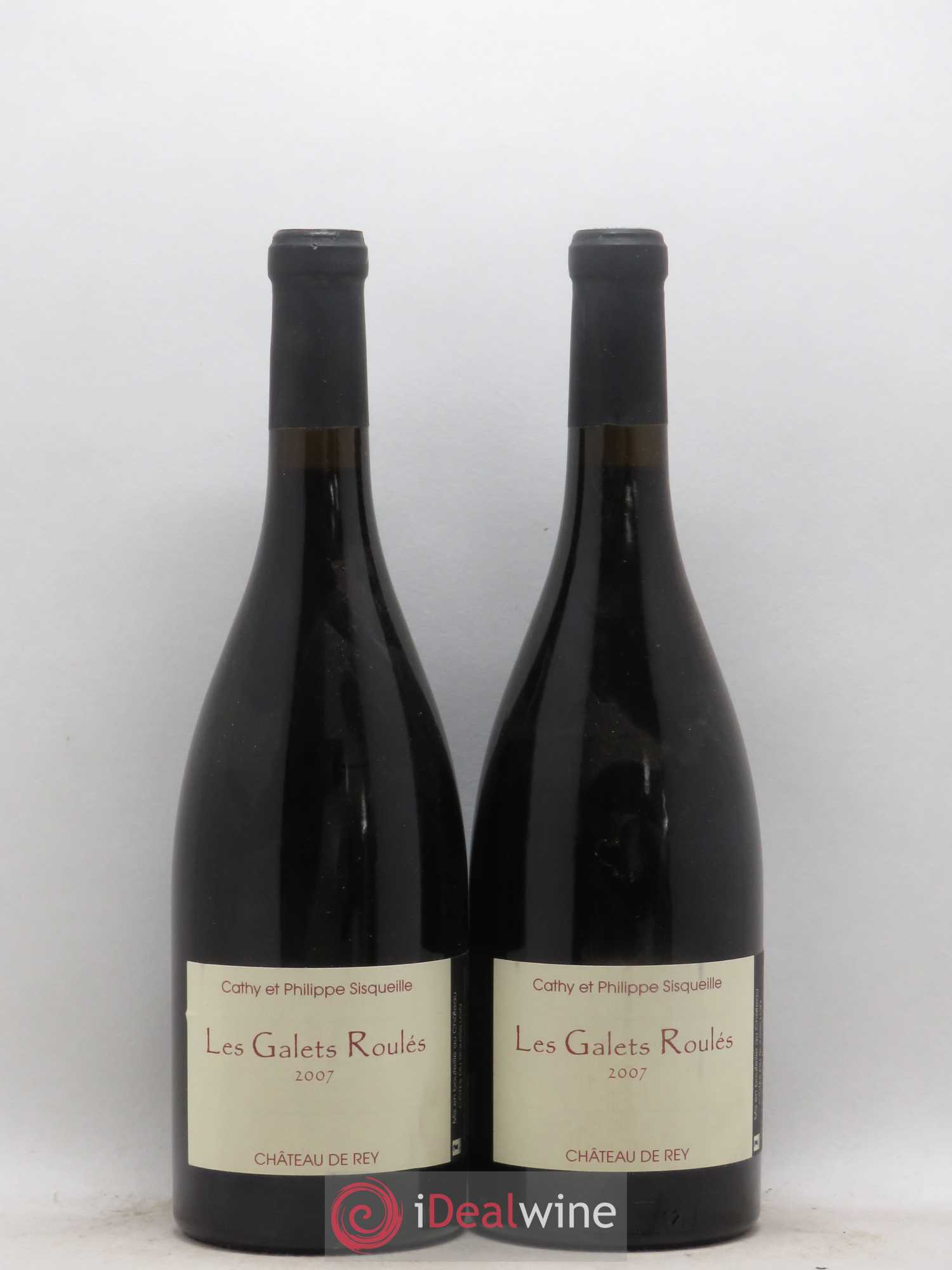 Côtes du Roussillon Galets roulés Château de Rey 2007 - Lot of 2 bottles - 0