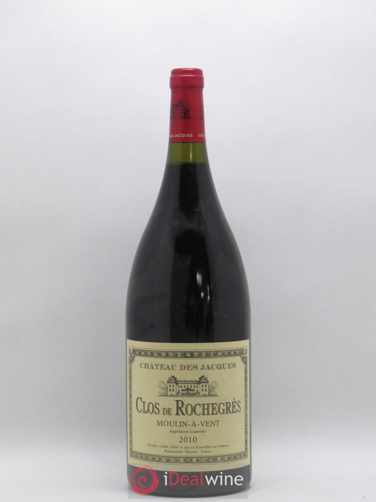Moulin-à-Vent Clos de Rochegrès Château des Jacques 2010 - Posten von 1 Magnum - 0