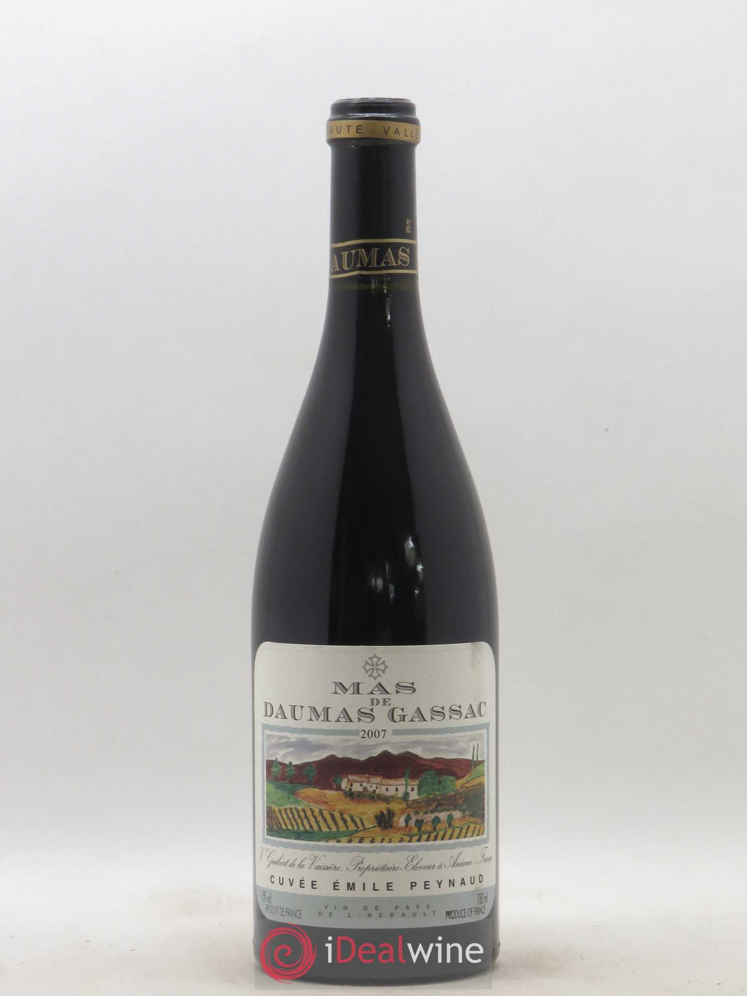 Pays d'Hérault Mas de Daumas Gassac Cuvée Emile Peynaud Famille Guibert de La Vaissière 2007 - Lot de 1 bouteille - 0