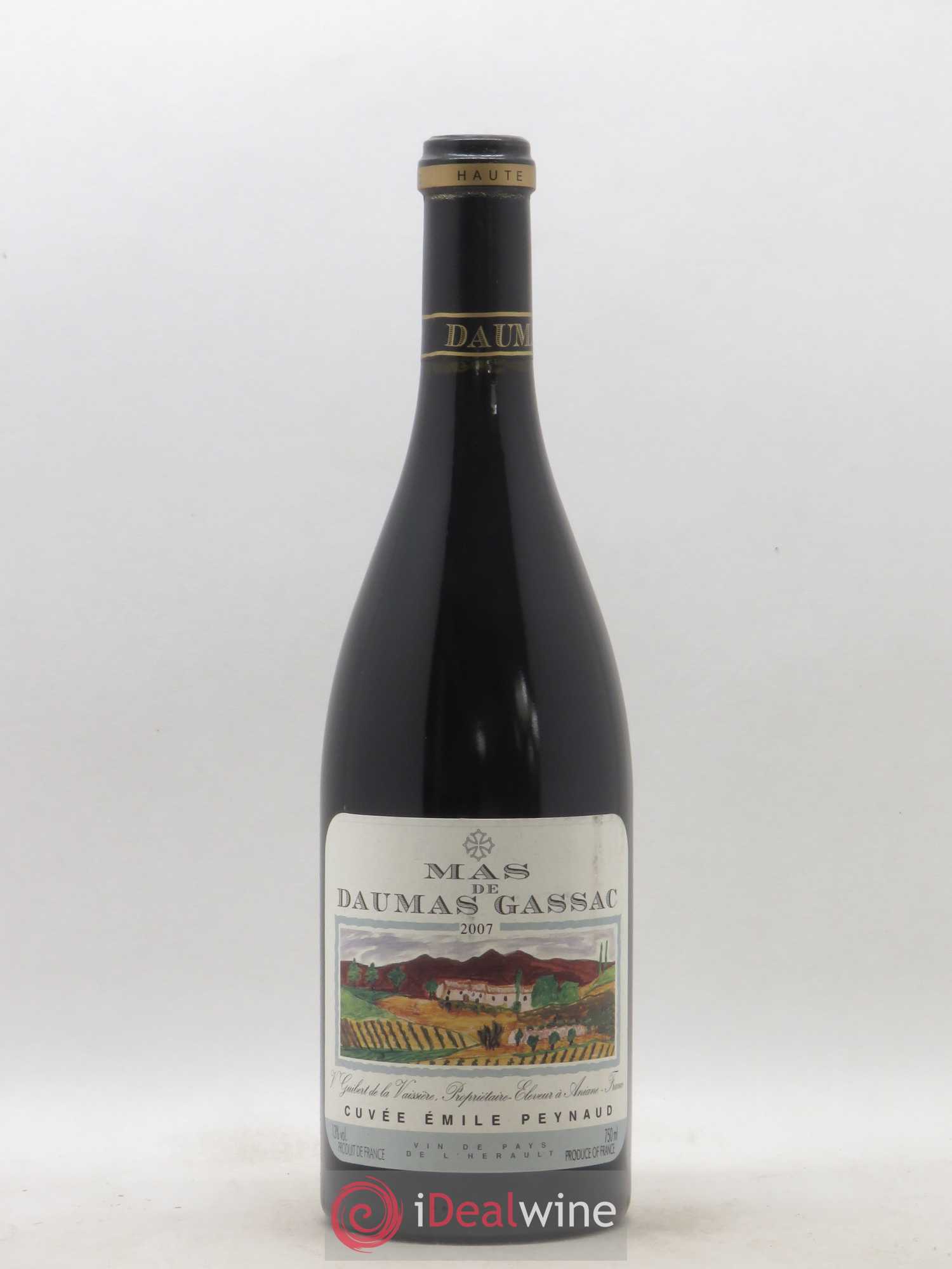 Pays d'Hérault Mas de Daumas Gassac Cuvée Emile Peynaud Famille Guibert de La Vaissière 2007 - Lot de 1 bouteille - 0