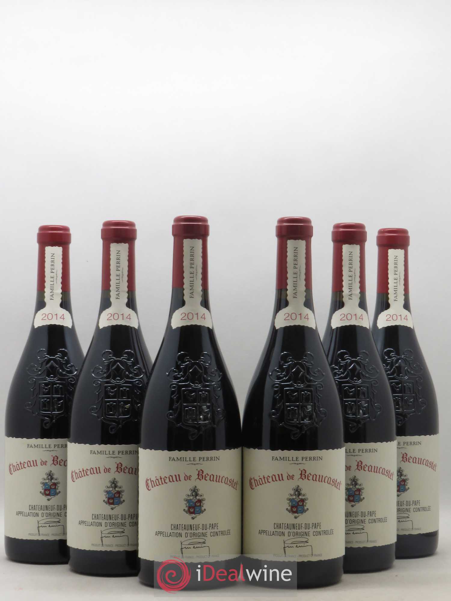 Châteauneuf-du-Pape Château de Beaucastel Famille Perrin 2014 - Lot de 6 bouteilles - 0