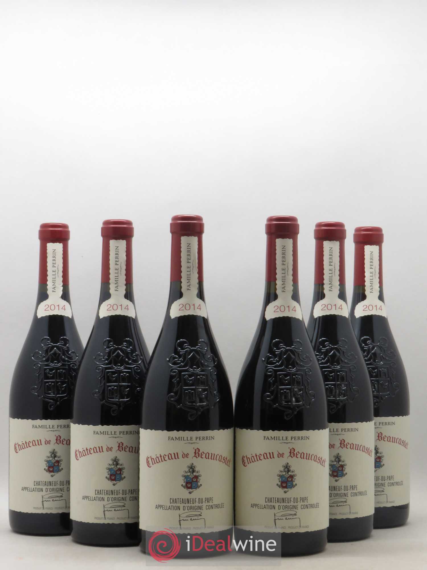 Châteauneuf-du-Pape Château de Beaucastel Famille Perrin 2014 - Lot de 6 bouteilles - 0