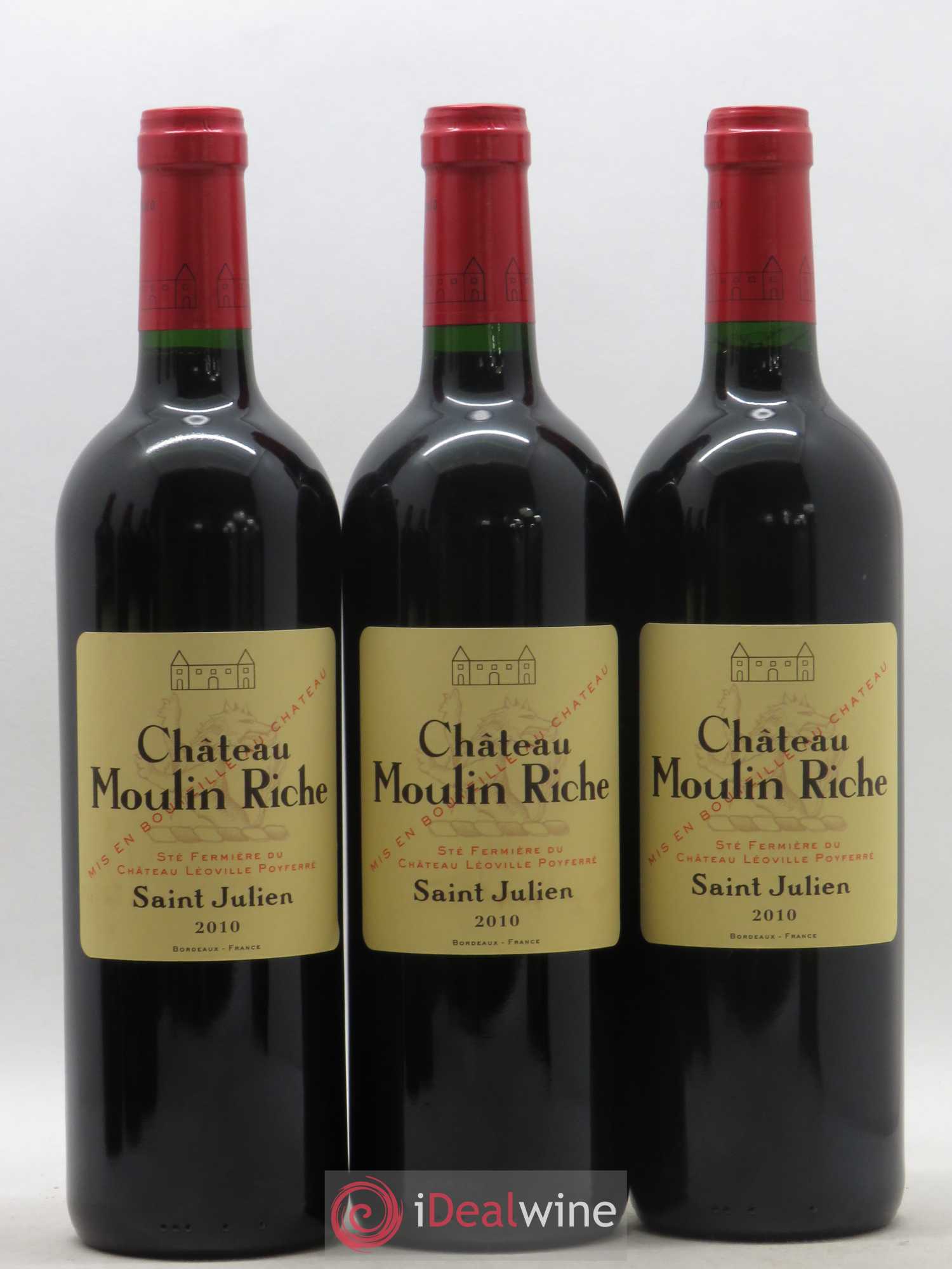 Château Moulin Riche 2010 - Posten von 6 Flaschen - 1