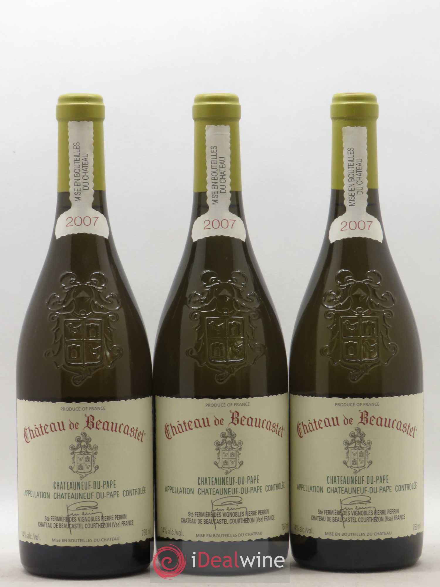 Châteauneuf-du-Pape Château de Beaucastel Famille Perrin 2007 - Lot de 6 bouteilles - 2