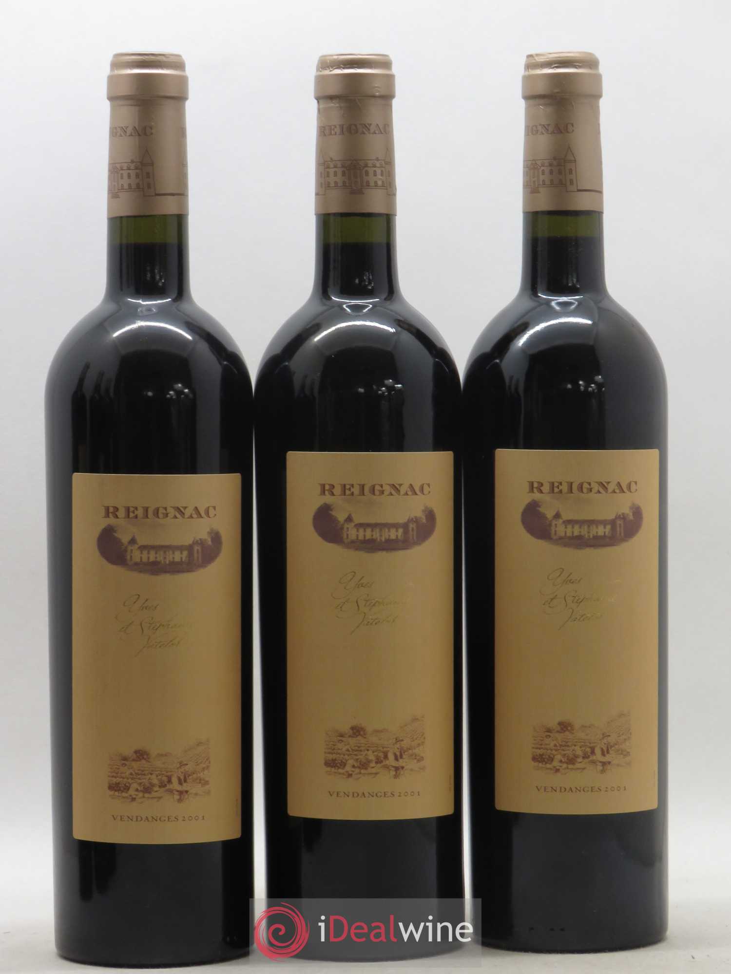 Grand vin de Reignac 2001 - Lot de 6 bouteilles - 1