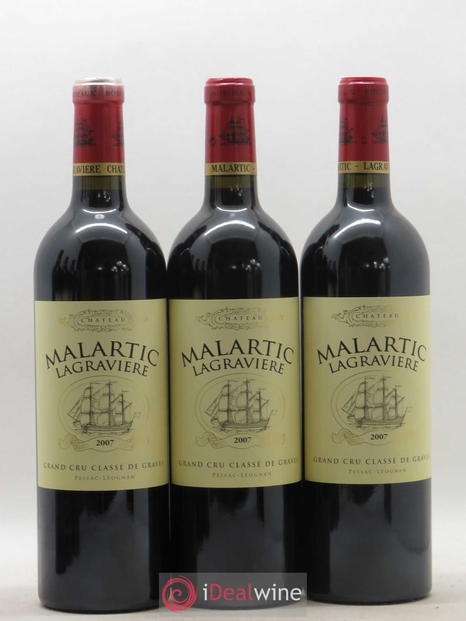 Château Malartic-Lagravière Cru Classé de Graves 2007 - Lot de 6 bouteilles - 1