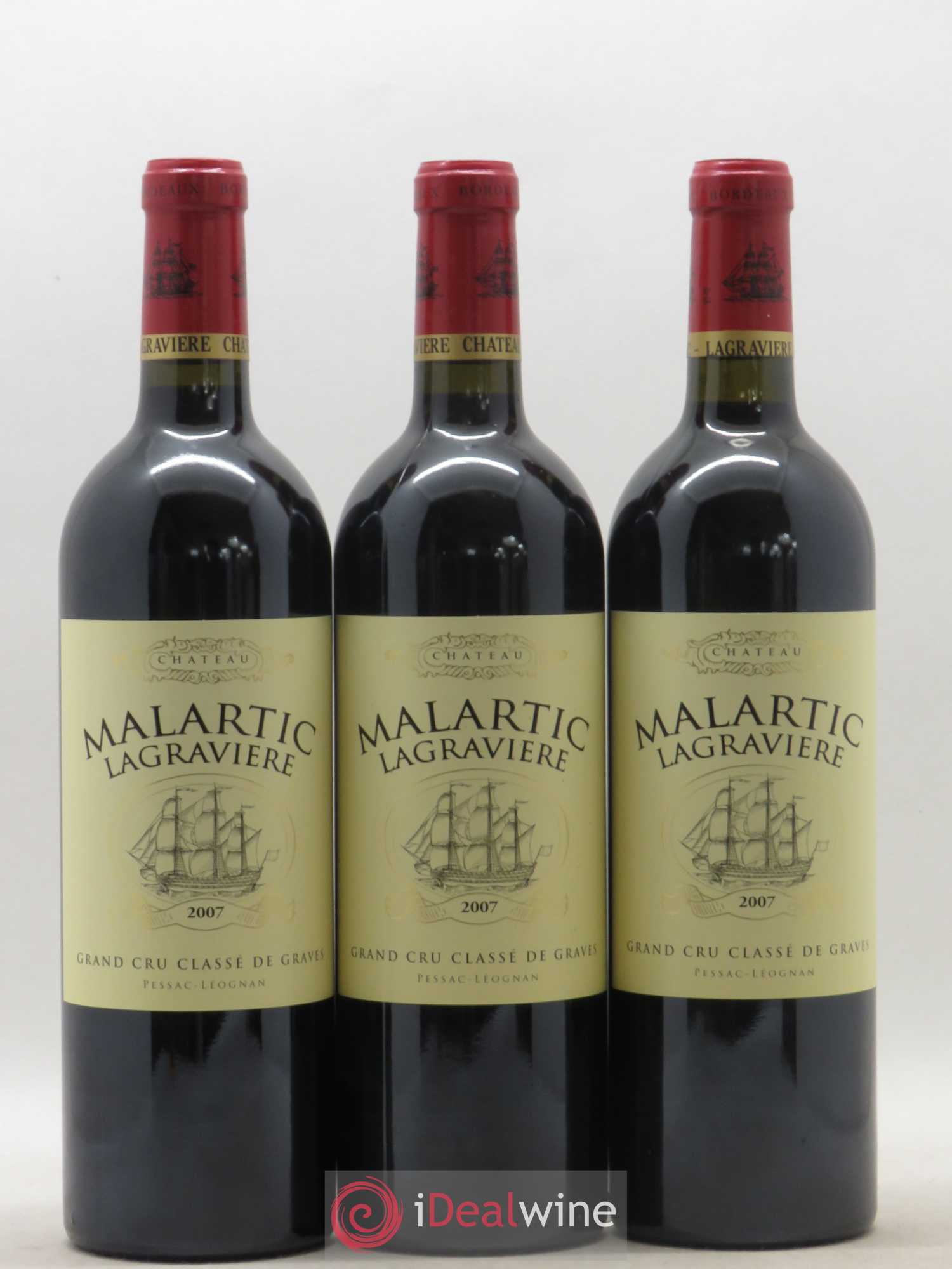 Château Malartic-Lagravière Cru Classé de Graves 2007 - Lot de 6 bouteilles - 2