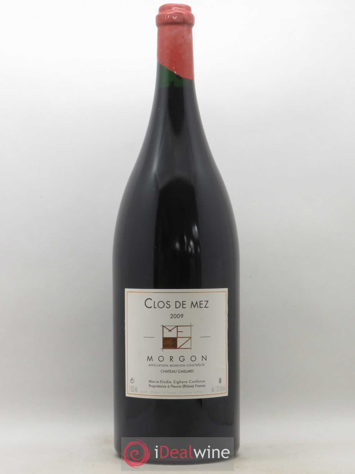 Morgon Chateau Gaillard Clos de Mez 2009 - Posten von 1 Doppel-Magnum - 0