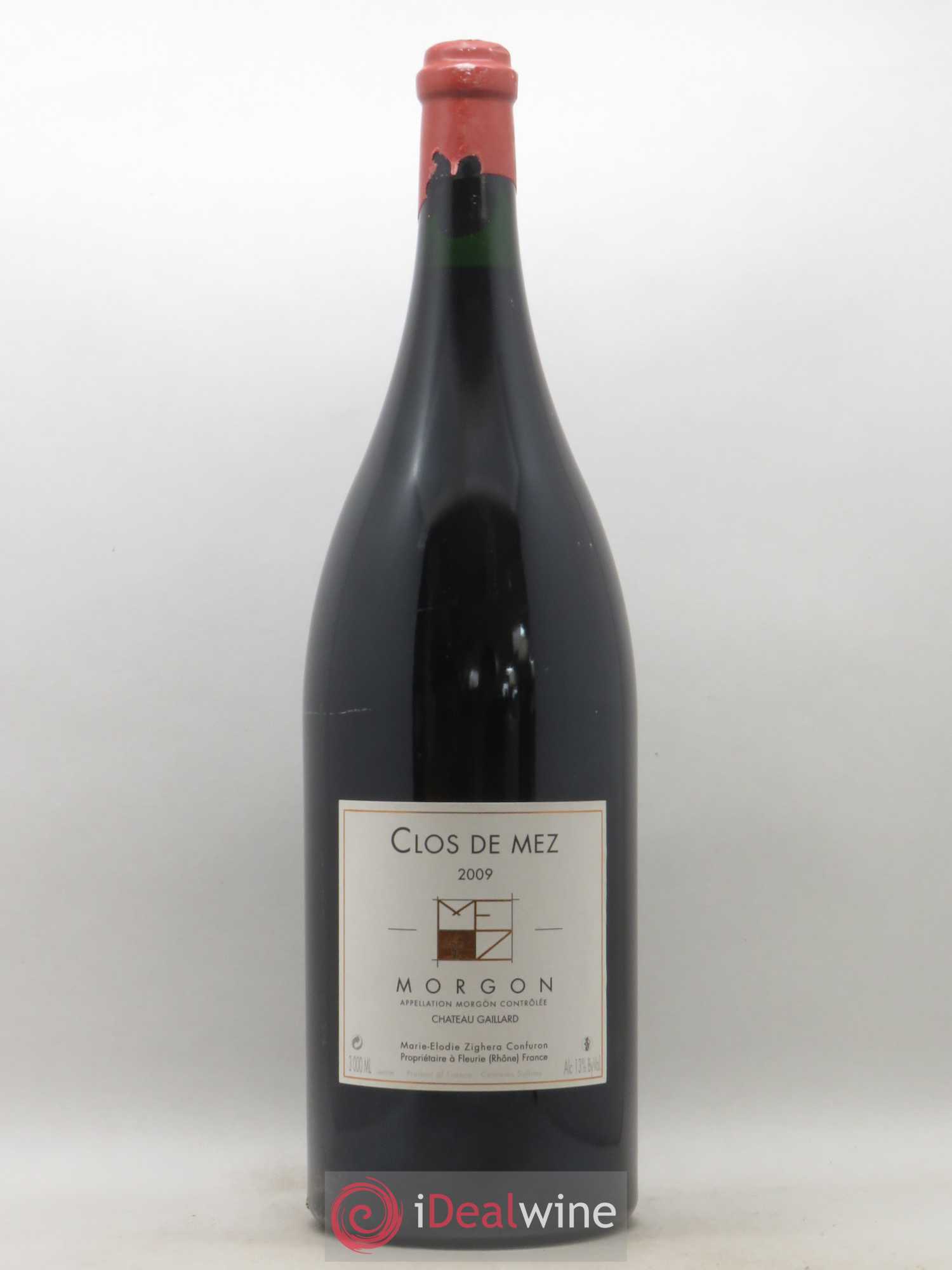 Morgon Chateau Gaillard Clos de Mez 2009 - Posten von 1 Doppel-Magnum - 0