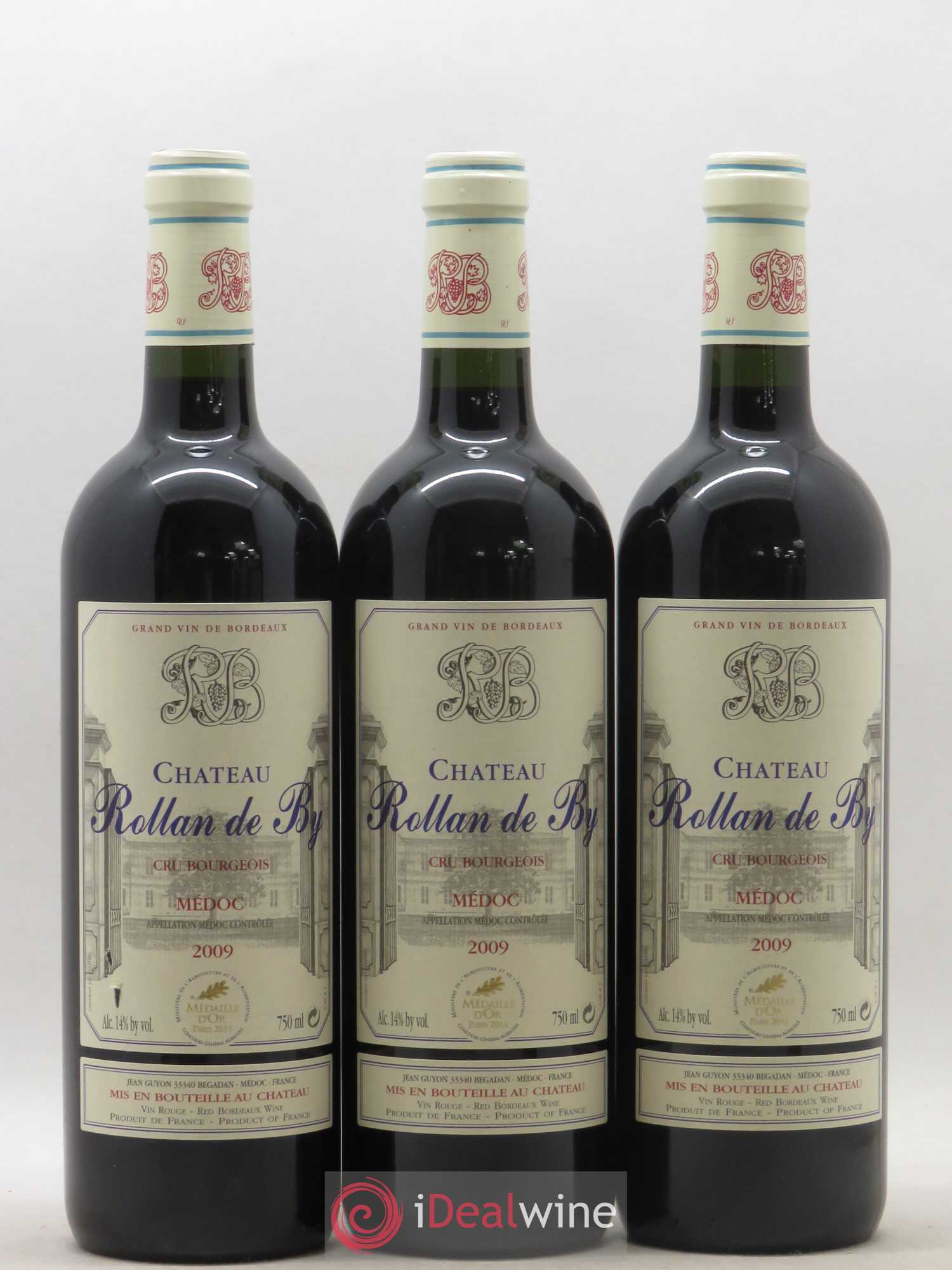 Château Rollan de By Cru Bourgeois 2009 - Lot de 12 bouteilles - 1