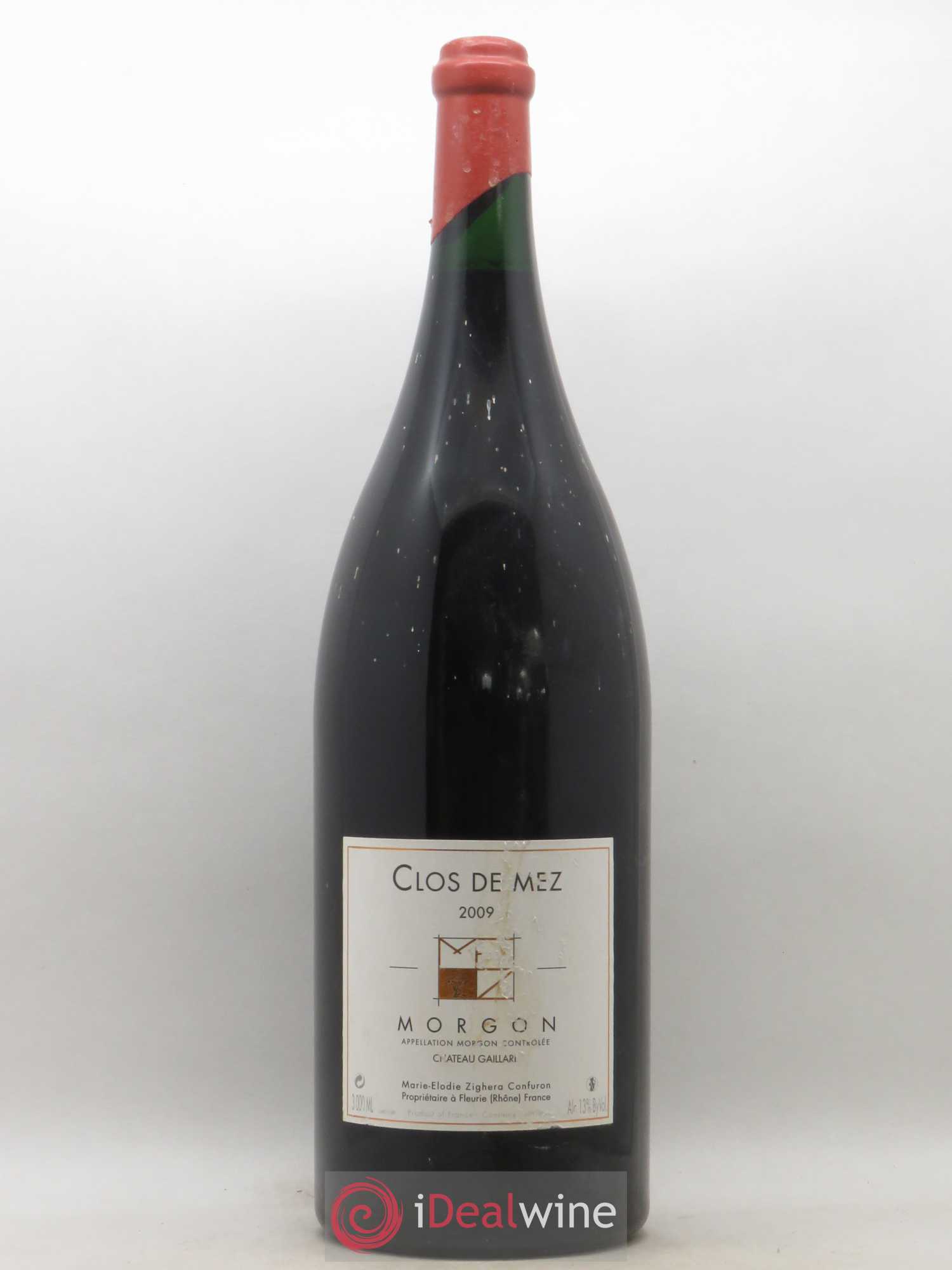 Morgon Château Gaillard Clos de Mez 2009 - Posten von 1 Doppel-Magnum - 0