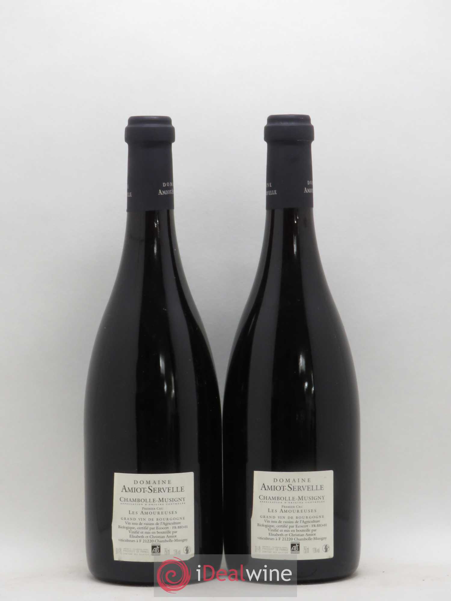 Chambolle-Musigny 1er Cru Les Amoureuses Amiot-Servelle 2008 - Lot de 2 bouteilles - 1