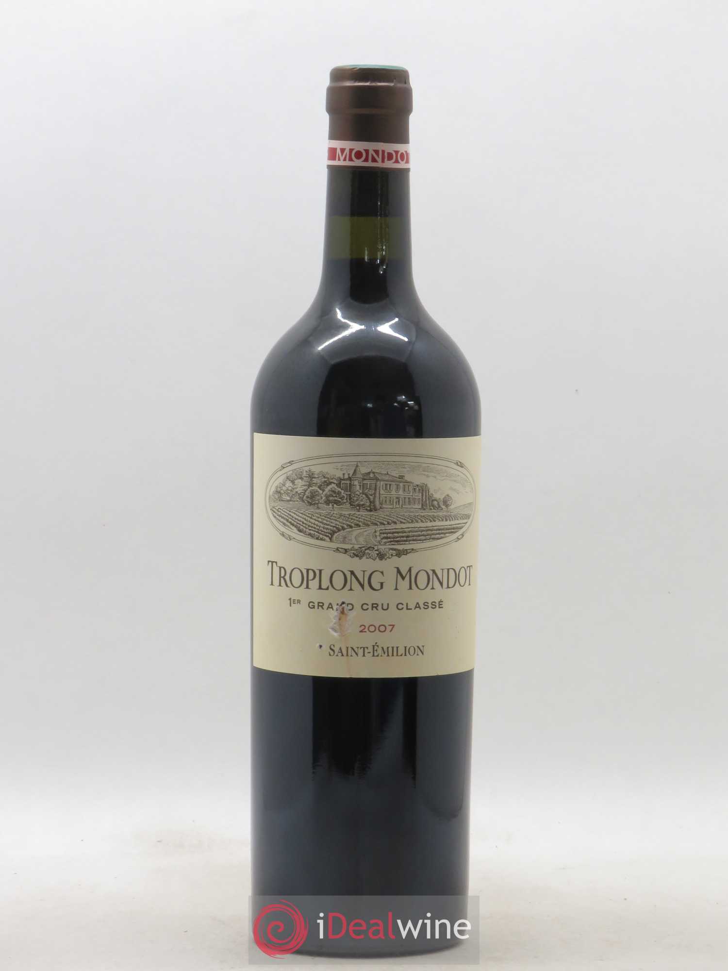 Château Troplong Mondot 1er Grand Cru Classé B 2007 - Lot de 1 bouteille - 0