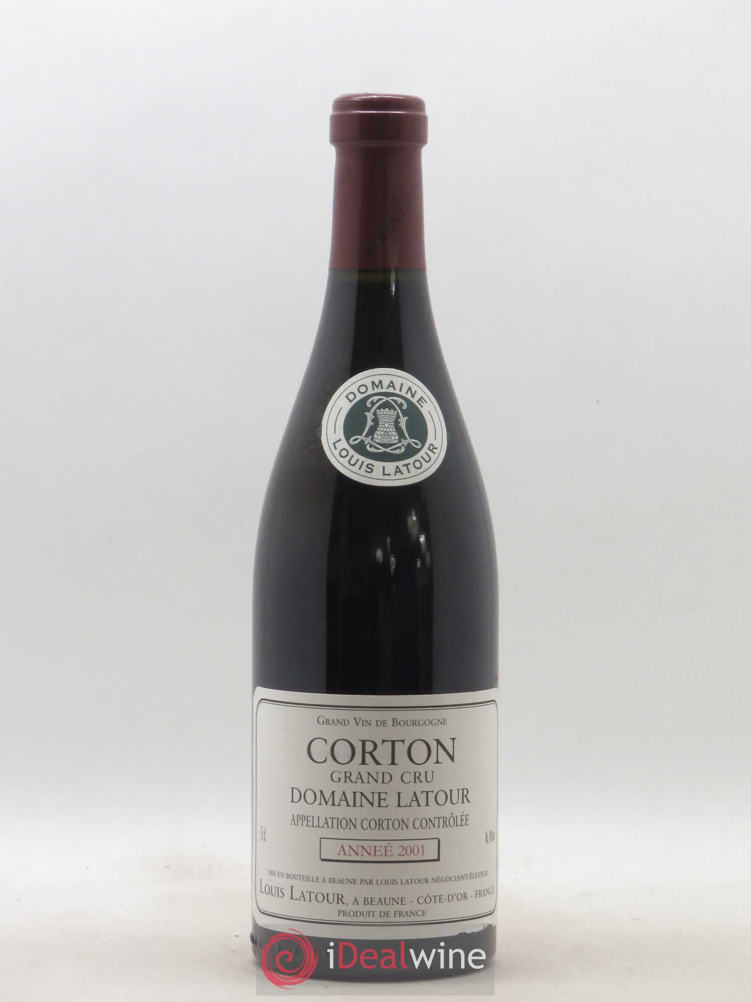 Corton Grand Cru Louis Latour 2001 - Lot de 1 bouteille - 0