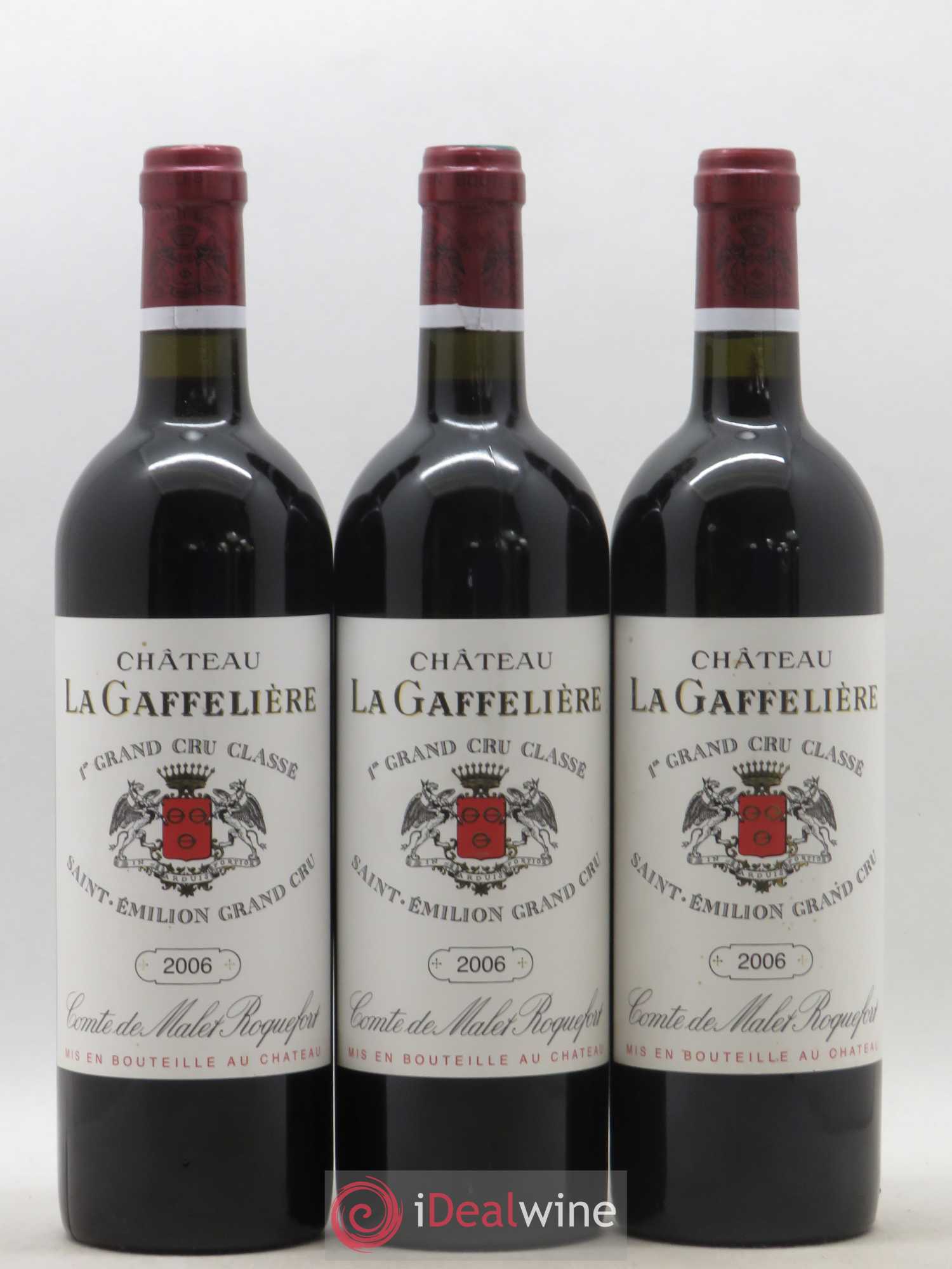 Château la Gaffelière 1er Grand Cru Classé B 2006 - Lot de 3 bouteilles - 0