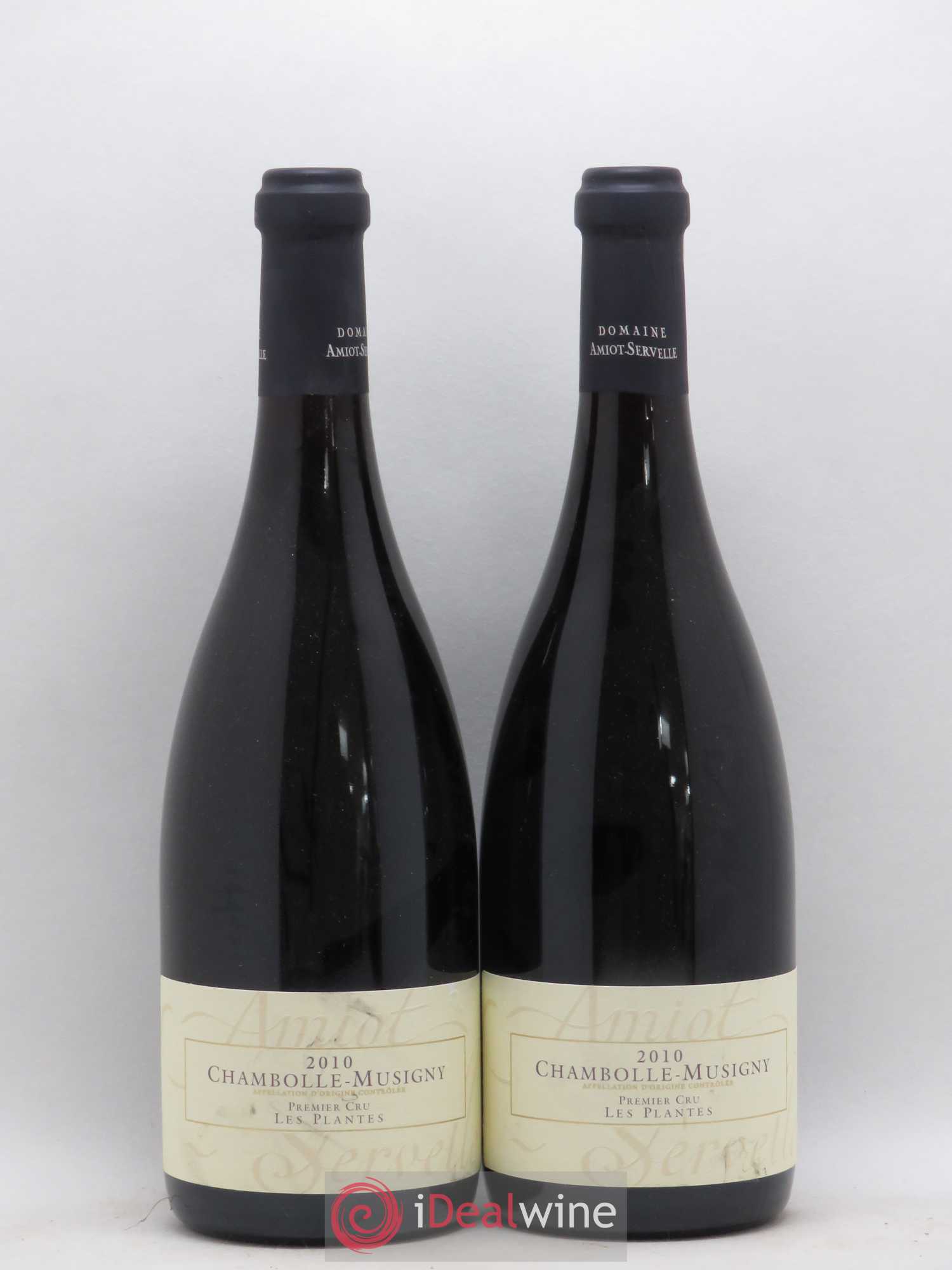 Chambolle-Musigny 1er Cru Les Plantes Amiot-Servelle 2010 - Lot de 2 bouteilles - 0