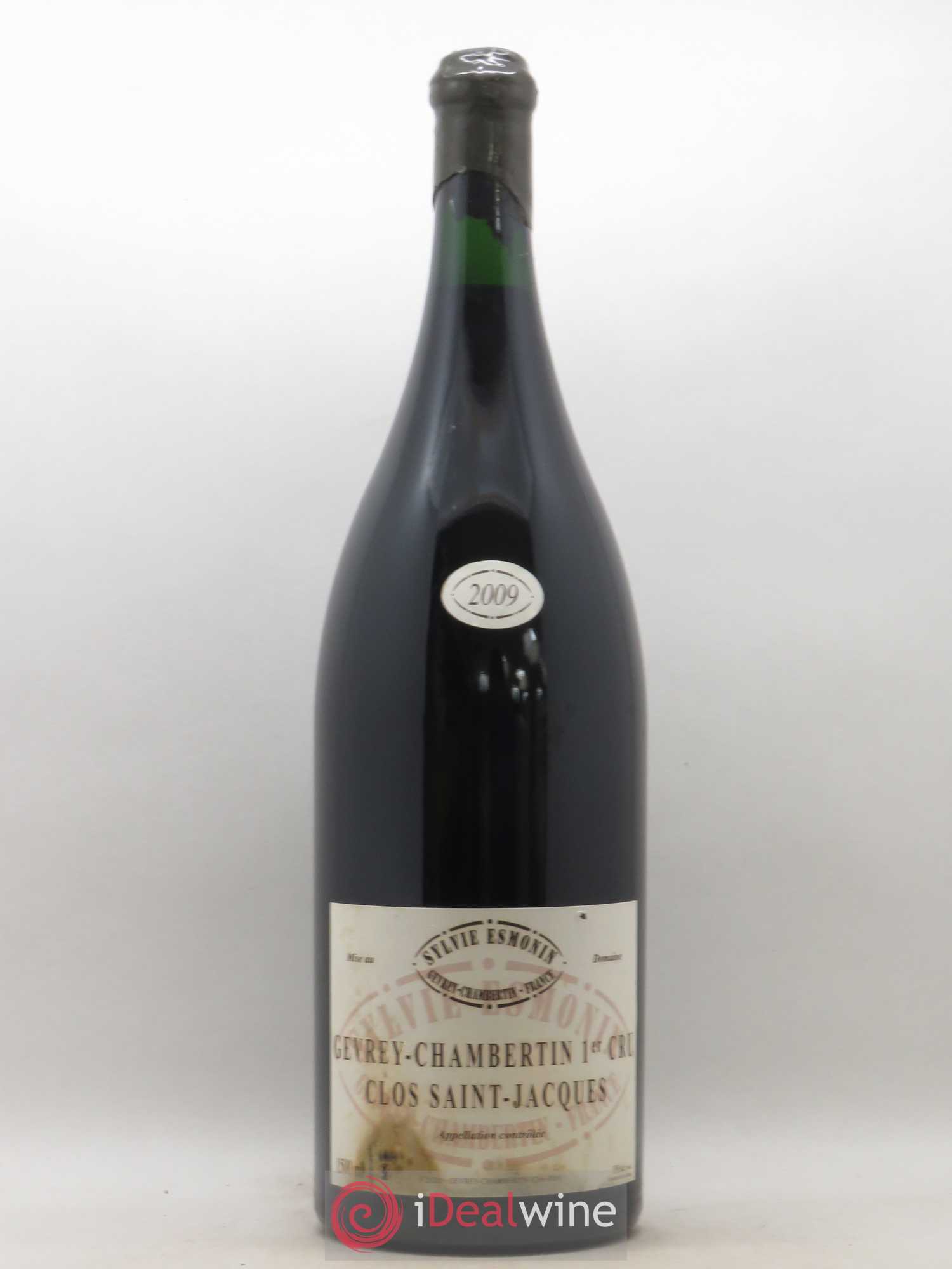 Gevrey-Chambertin 1er Cru Clos Saint Jacques Sylvie Esmonin 2009 - Lot de 1 double magnum - 0