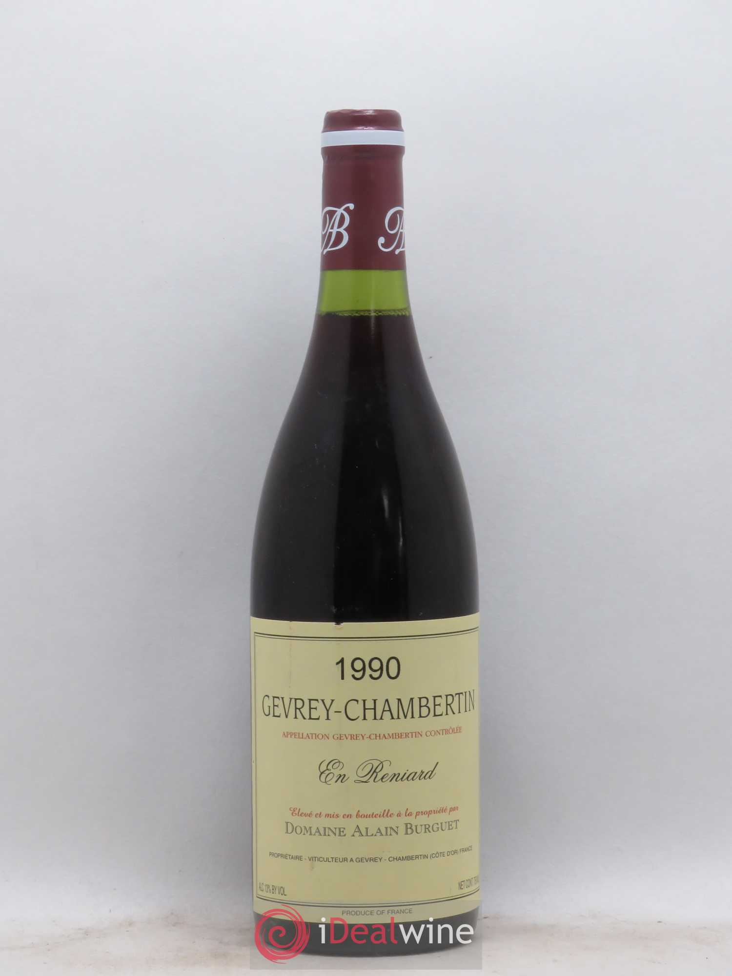 Gevrey-Chambertin En Reniard Burguet 1990 - Posten von 1 Flasche - 0