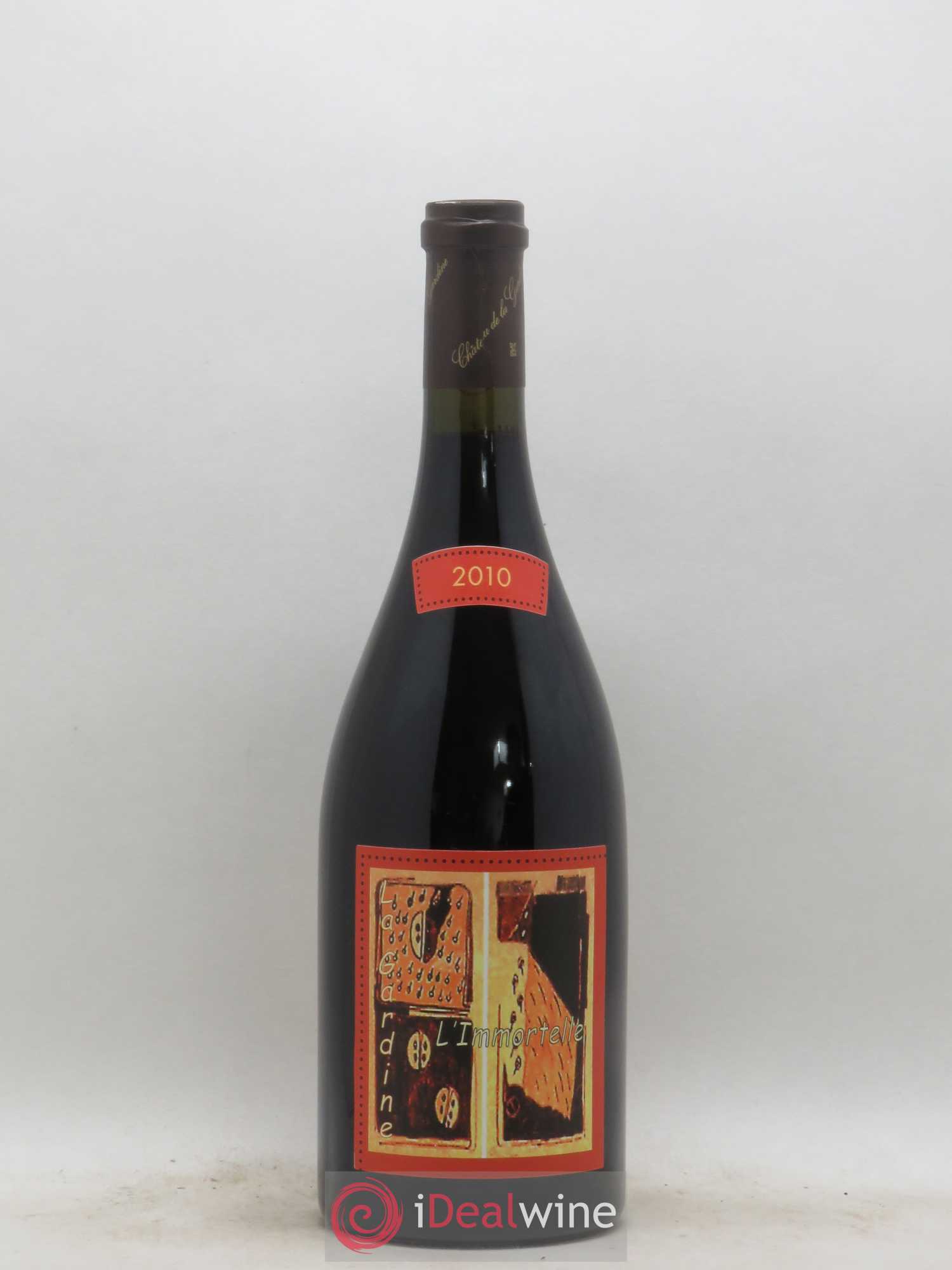 Châteauneuf-du-Pape Château de La Gardine L'Immortelle Famille Brunel 2010 - Lot de 1 bouteille - 0
