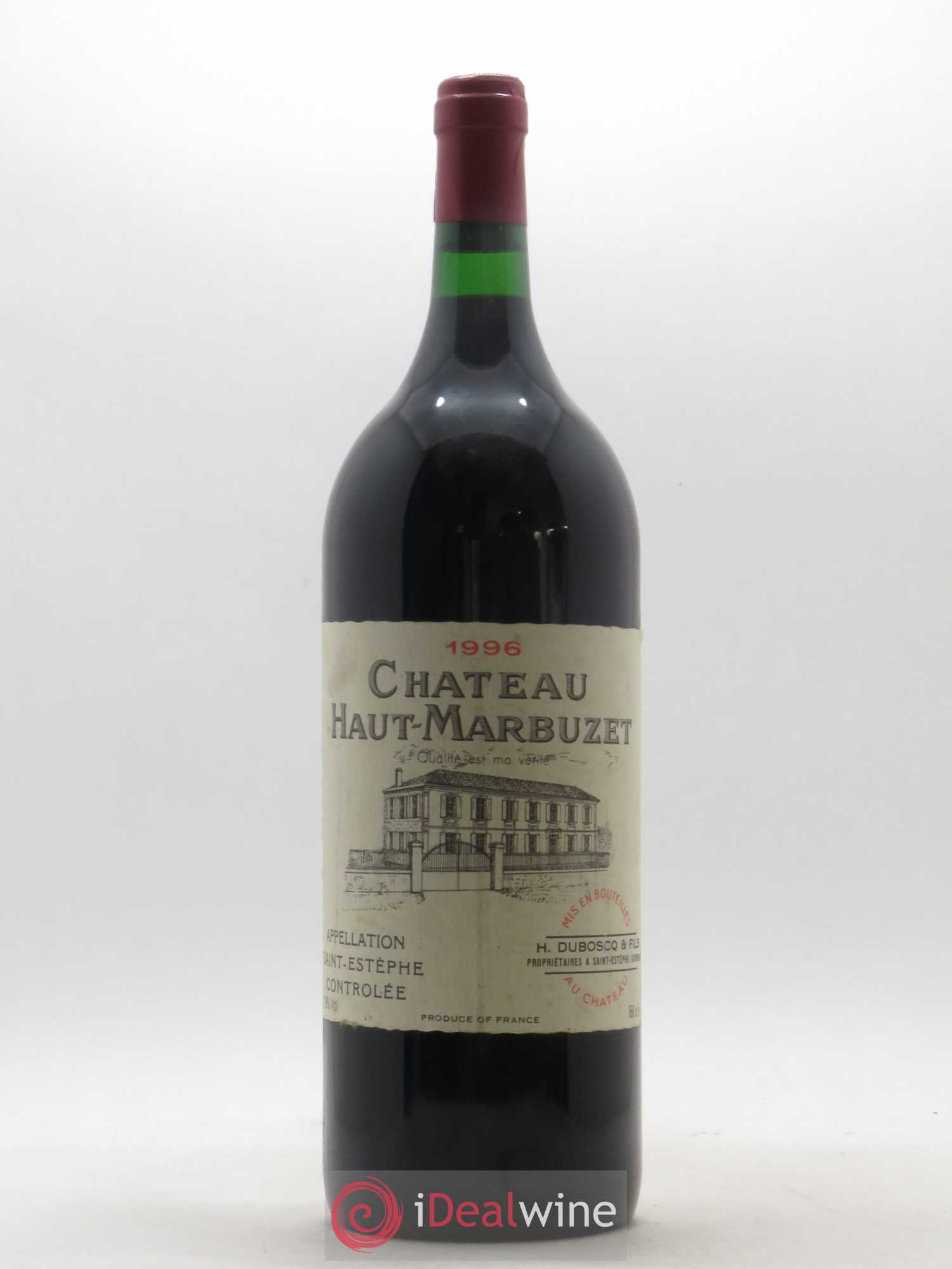 Château Haut Marbuzet 1996 - Lot de 1 magnum - 0