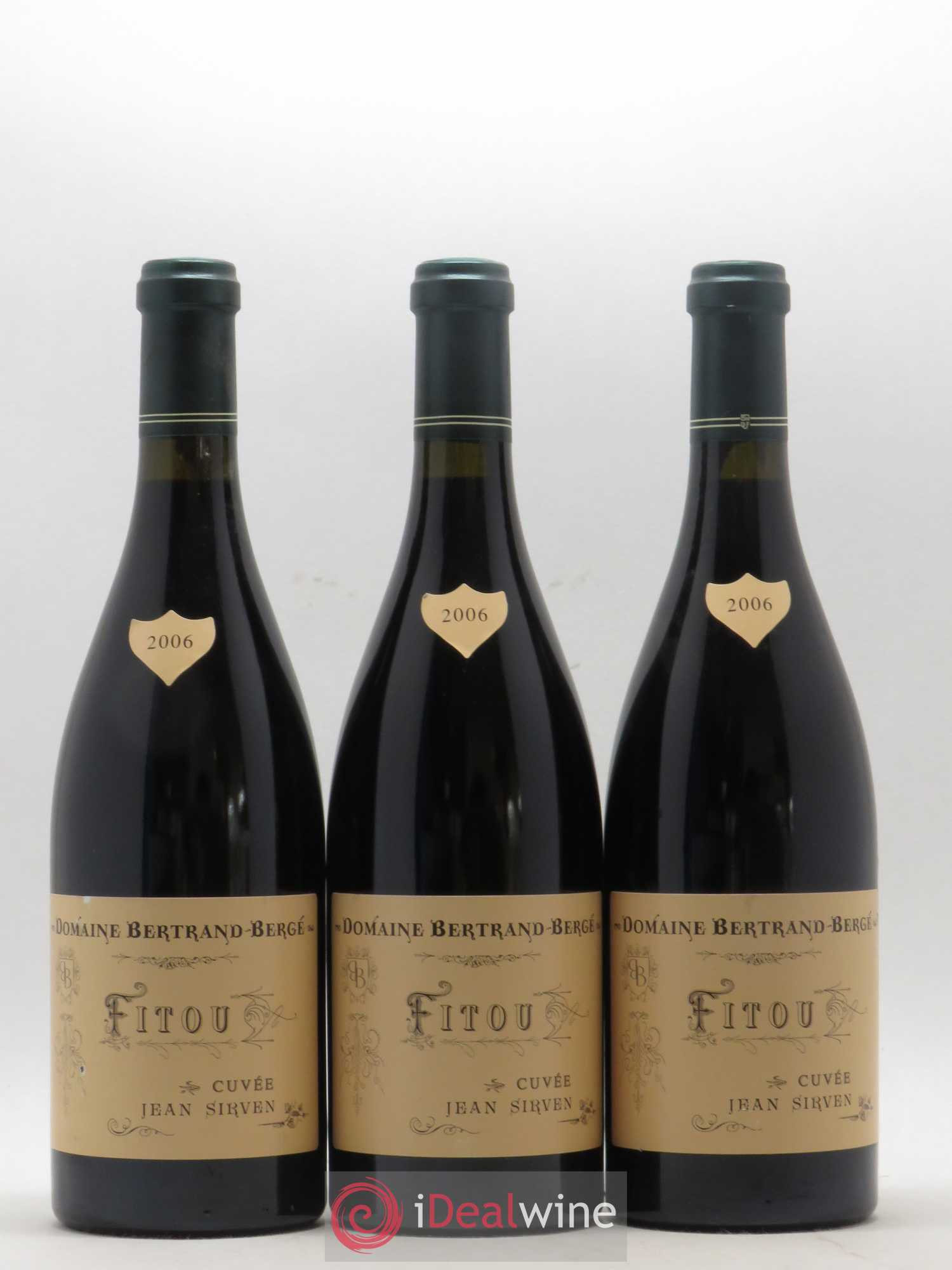 Fitou Cuvée Jean Sirven Bertrand Berge 2006 - Posten von 3 Flaschen - 0