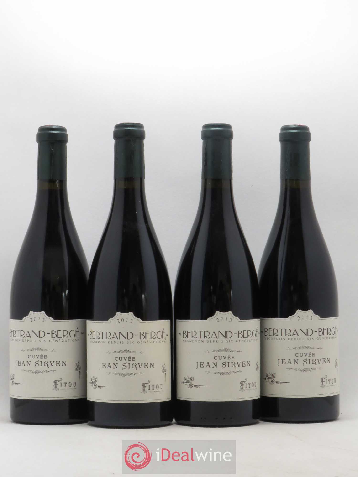 Fitou Cuvée Jean Sirven Bertrand Berge 2013 - Posten von 4 Flaschen - 0