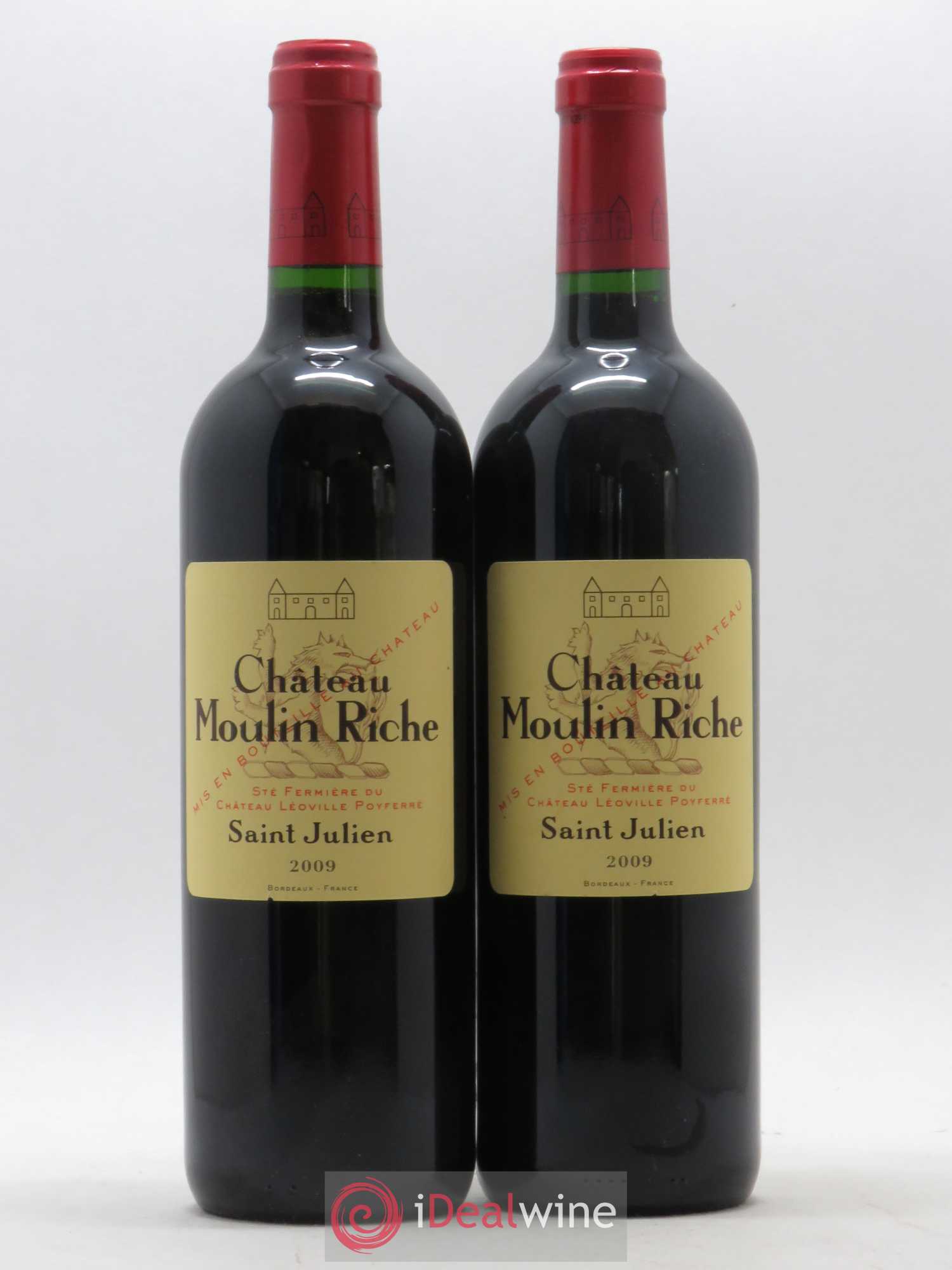 Château Moulin Riche 2009 - Posten von 2 Flaschen - 0