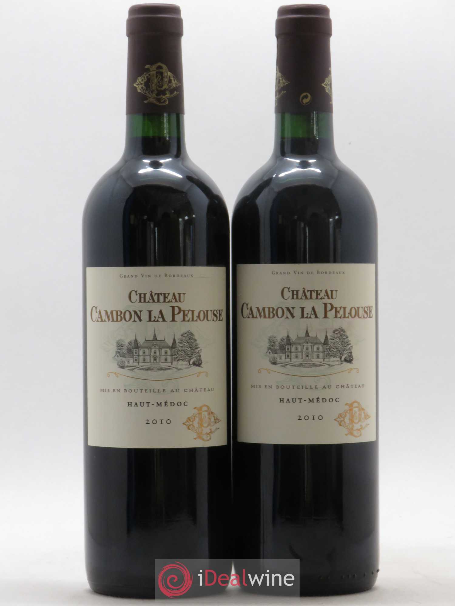 Château Cambon la Pelouse Cru Bourgeois 2010 - Lot de 2 bouteilles - 0