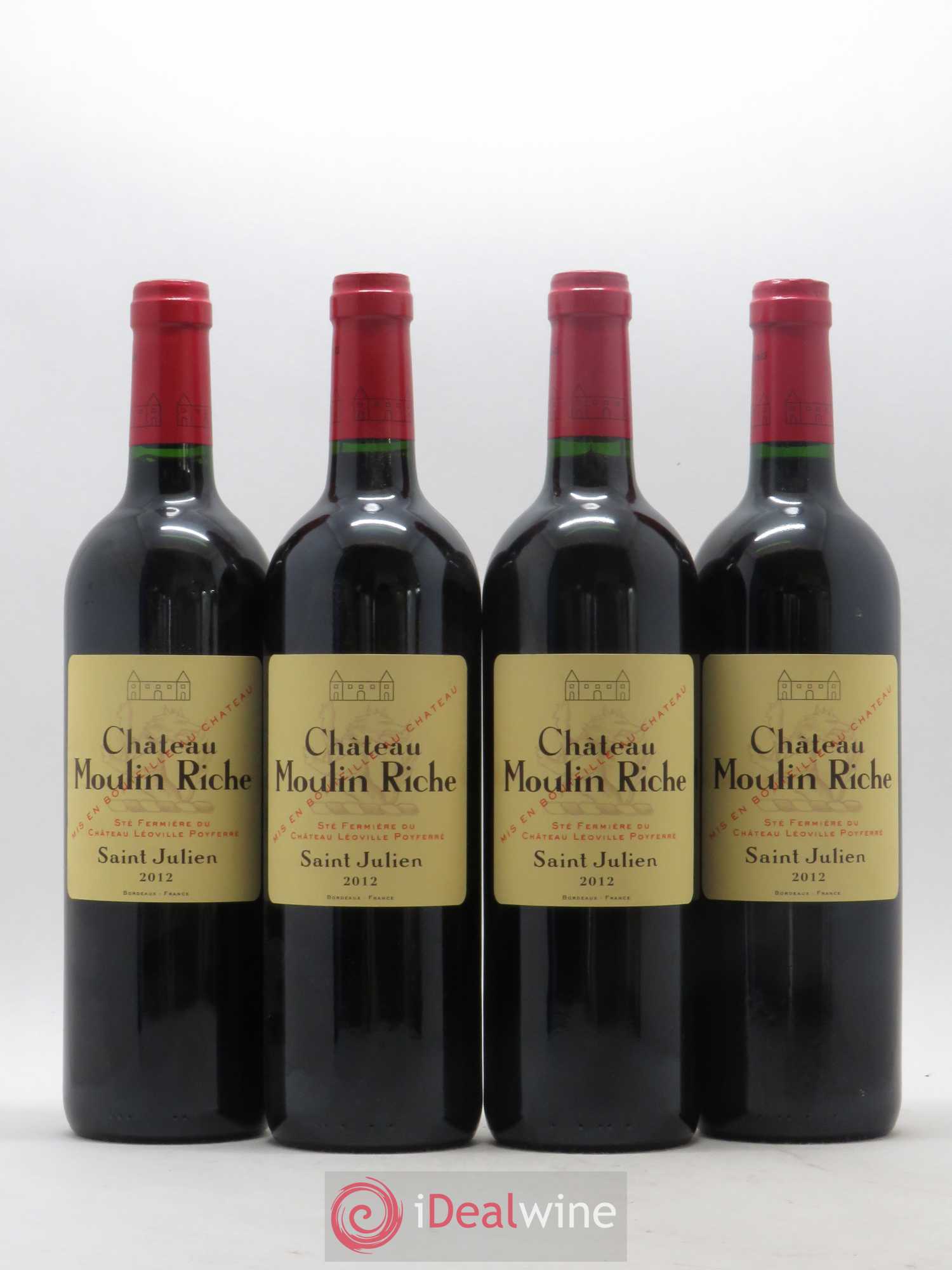 Château Moulin Riche 2012 - Lot de 4 bouteilles - 0