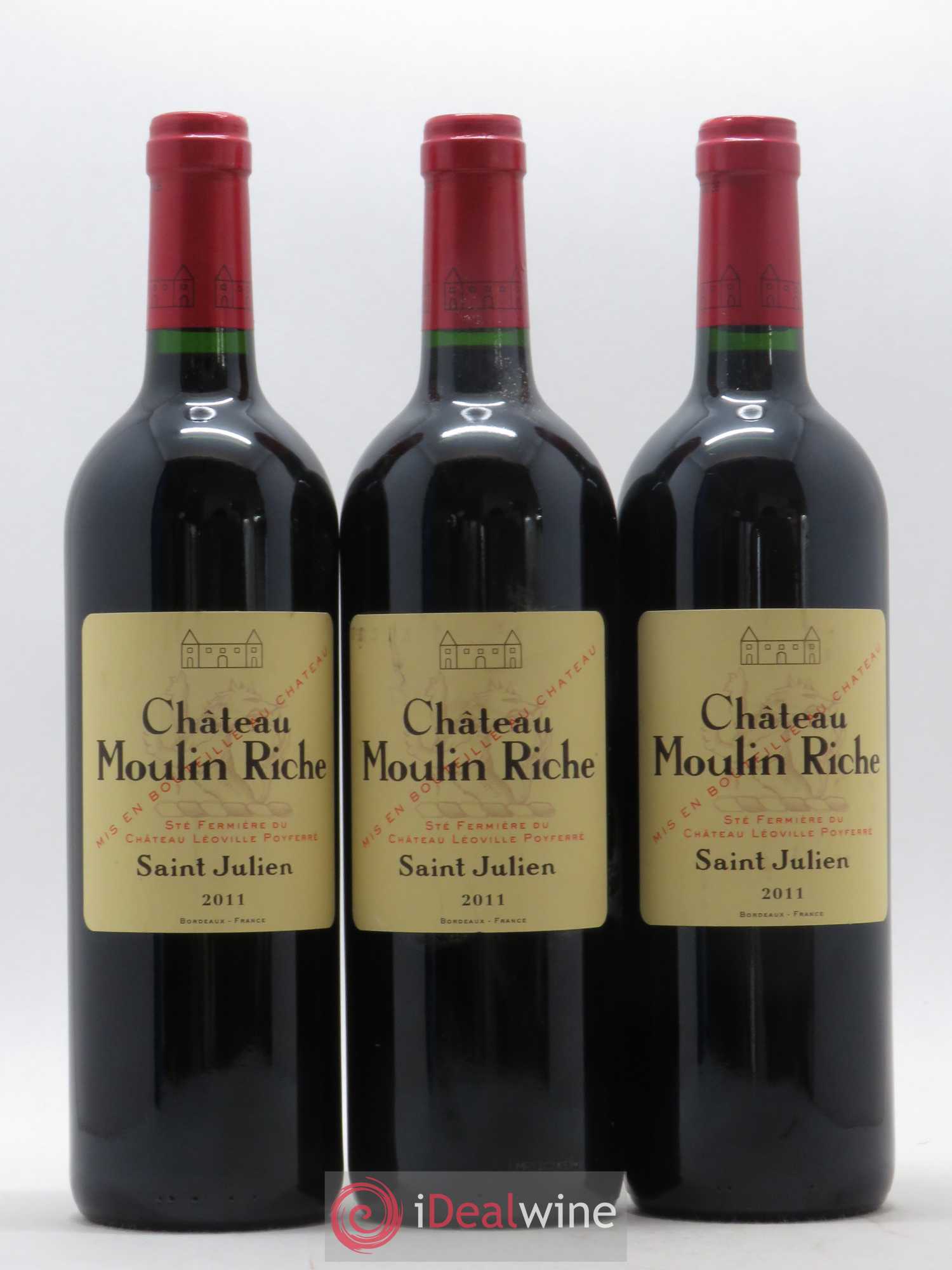 Château Moulin Riche 2011 - Posten von 3 Flaschen - 0