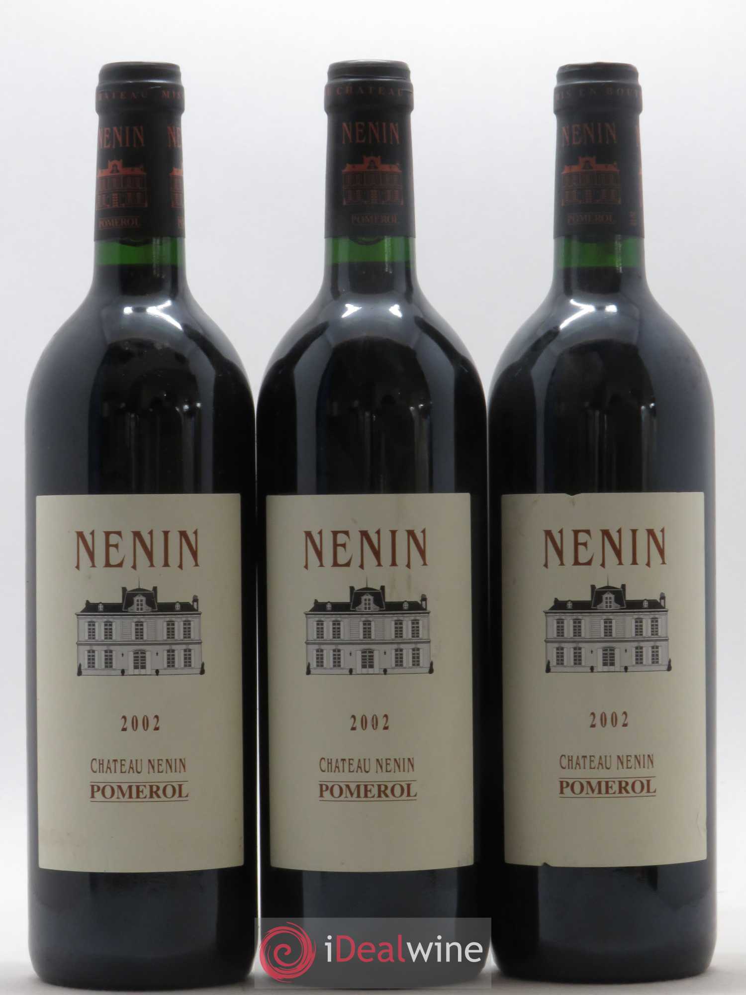 Château Nenin 2002 - Lot de 3 bouteilles - 0