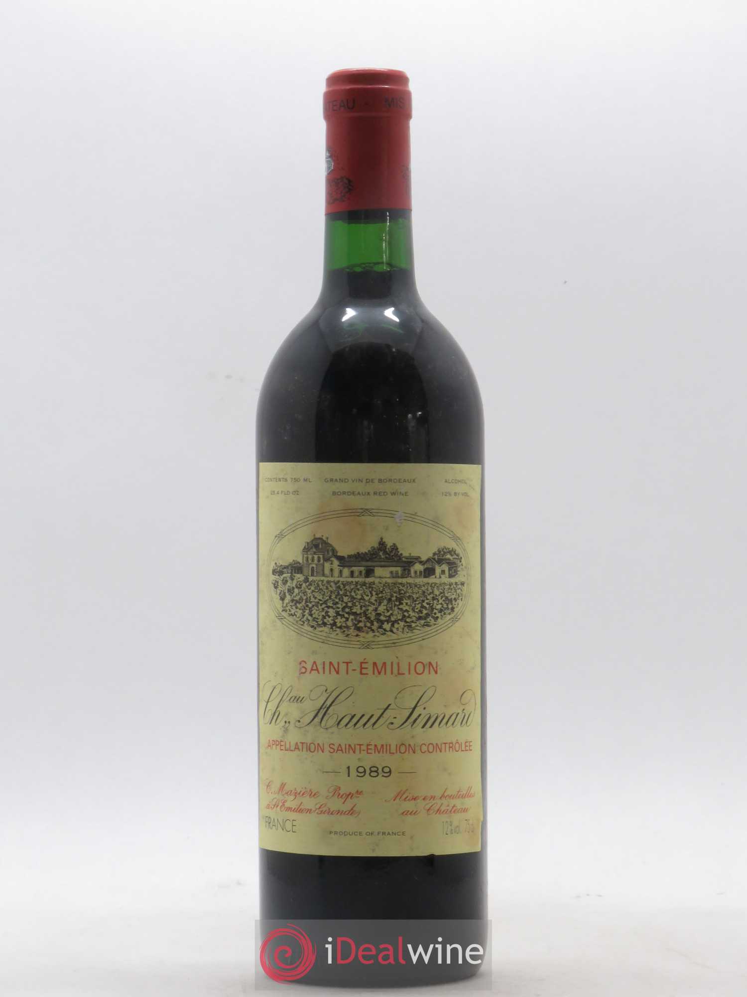 Château Haut-Simard 1989 - Lot de 1 bouteille - 0