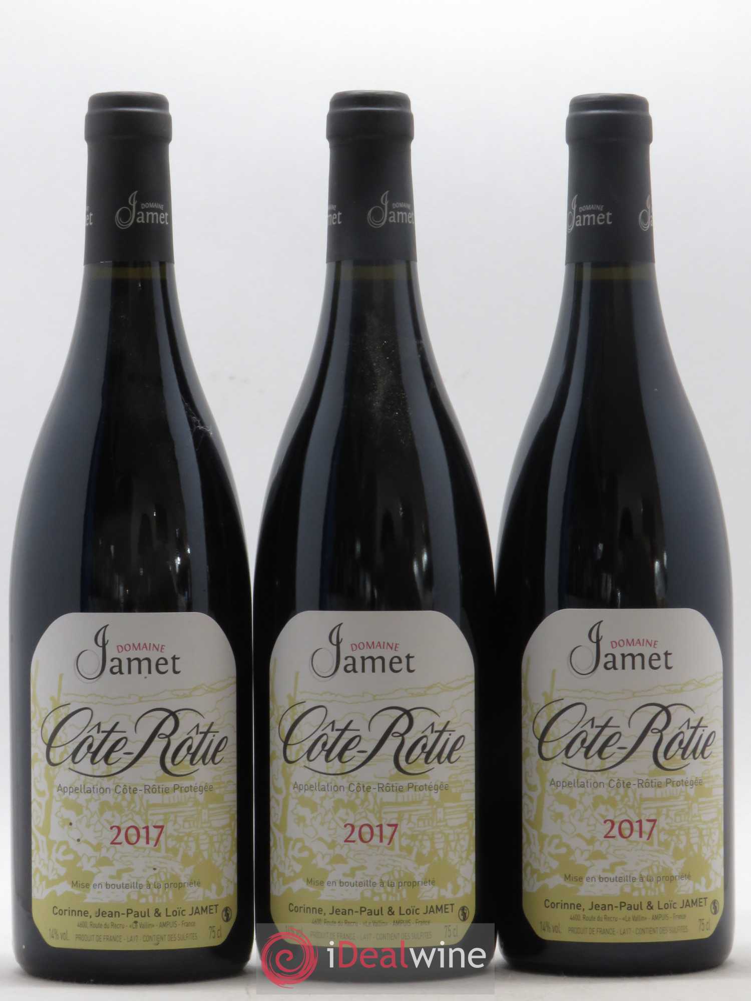Côte-Rôtie Jamet (Domaine) 2017 - Lot de 3 bouteilles - 0