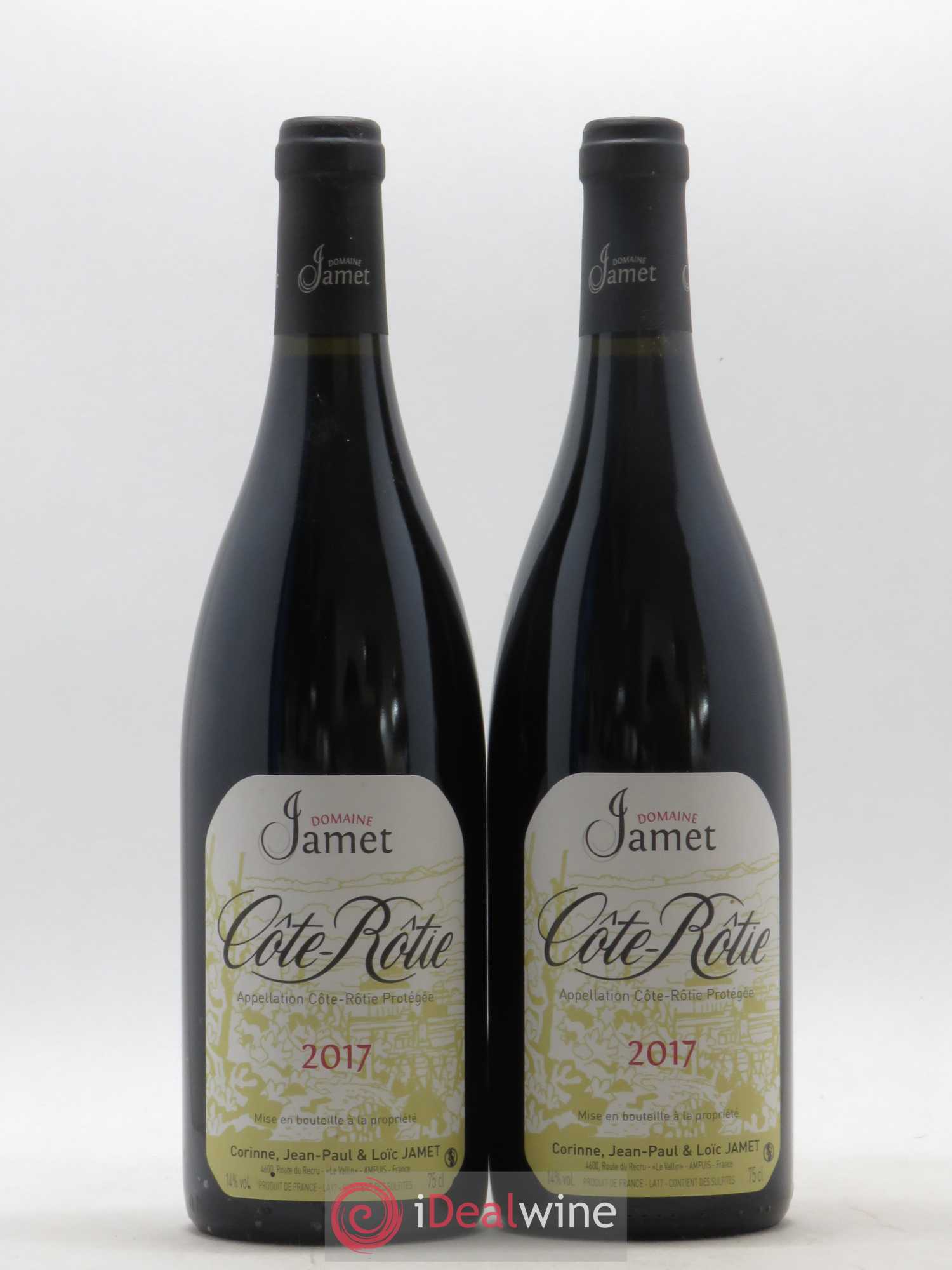 Côte-Rôtie Jamet (Domaine) 2017 - Lot de 2 bouteilles - 0
