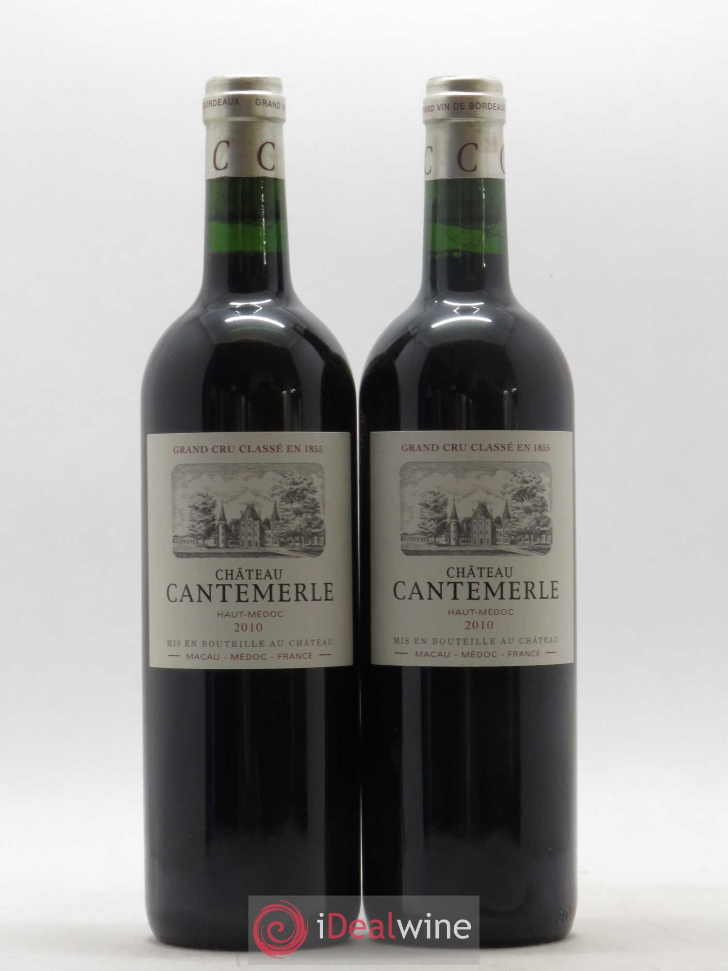 Château Cantemerle 5ème Grand Cru Classé 2010 - Lot de 2 bouteilles - 0