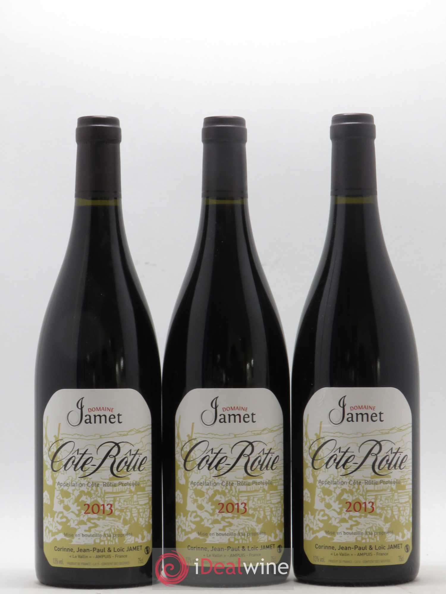 Côte-Rôtie Jamet (Domaine) 2013 - Lot de 3 bouteilles - 0