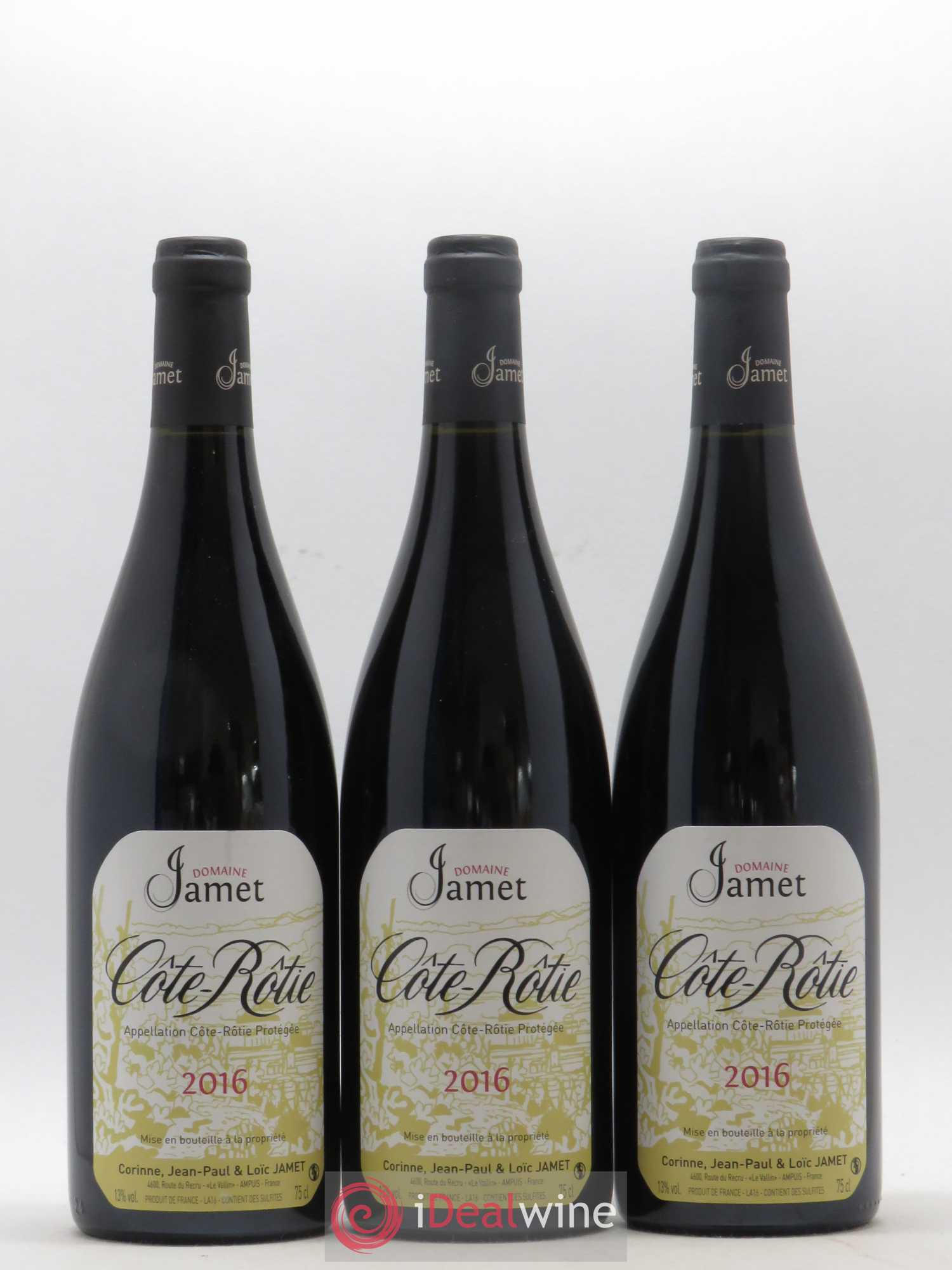 Côte-Rôtie Jamet (Domaine) 2016 - Lot de 3 bouteilles - 0