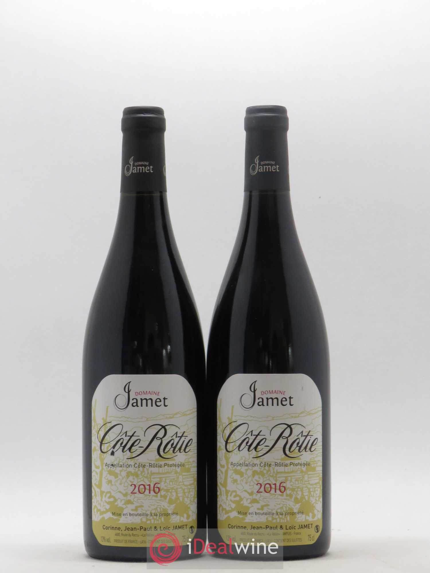 Côte-Rôtie Jamet (Domaine) 2016 - Lot de 2 bouteilles - 0
