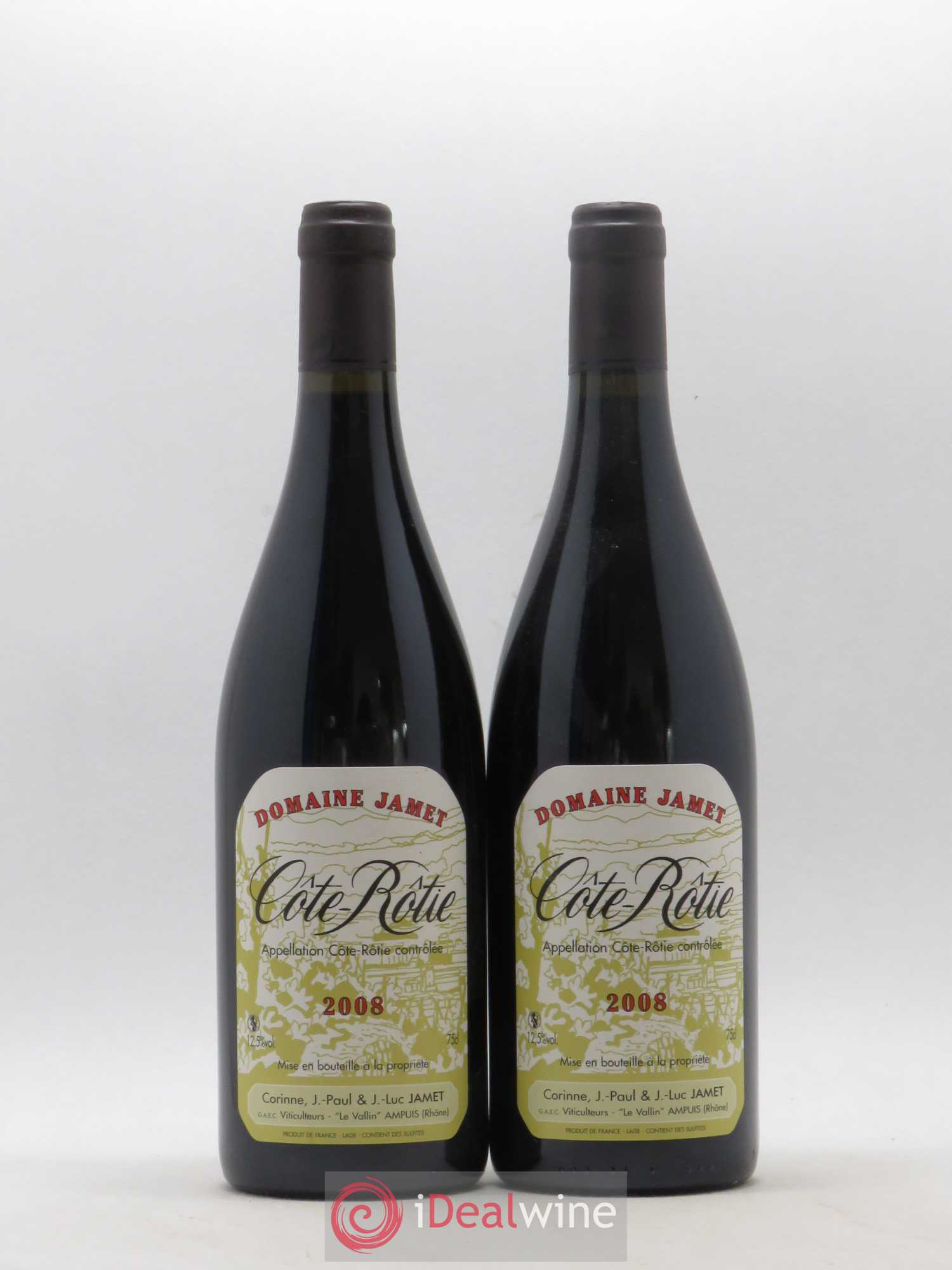 Côte-Rôtie Jamet (Domaine) 2008 - Lot de 2 bouteilles - 0