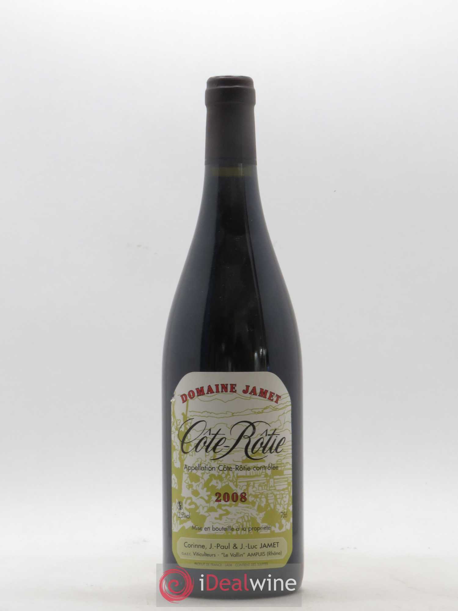 Côte-Rôtie Jamet (Domaine) 2008 - Lot de 1 bouteille - 0