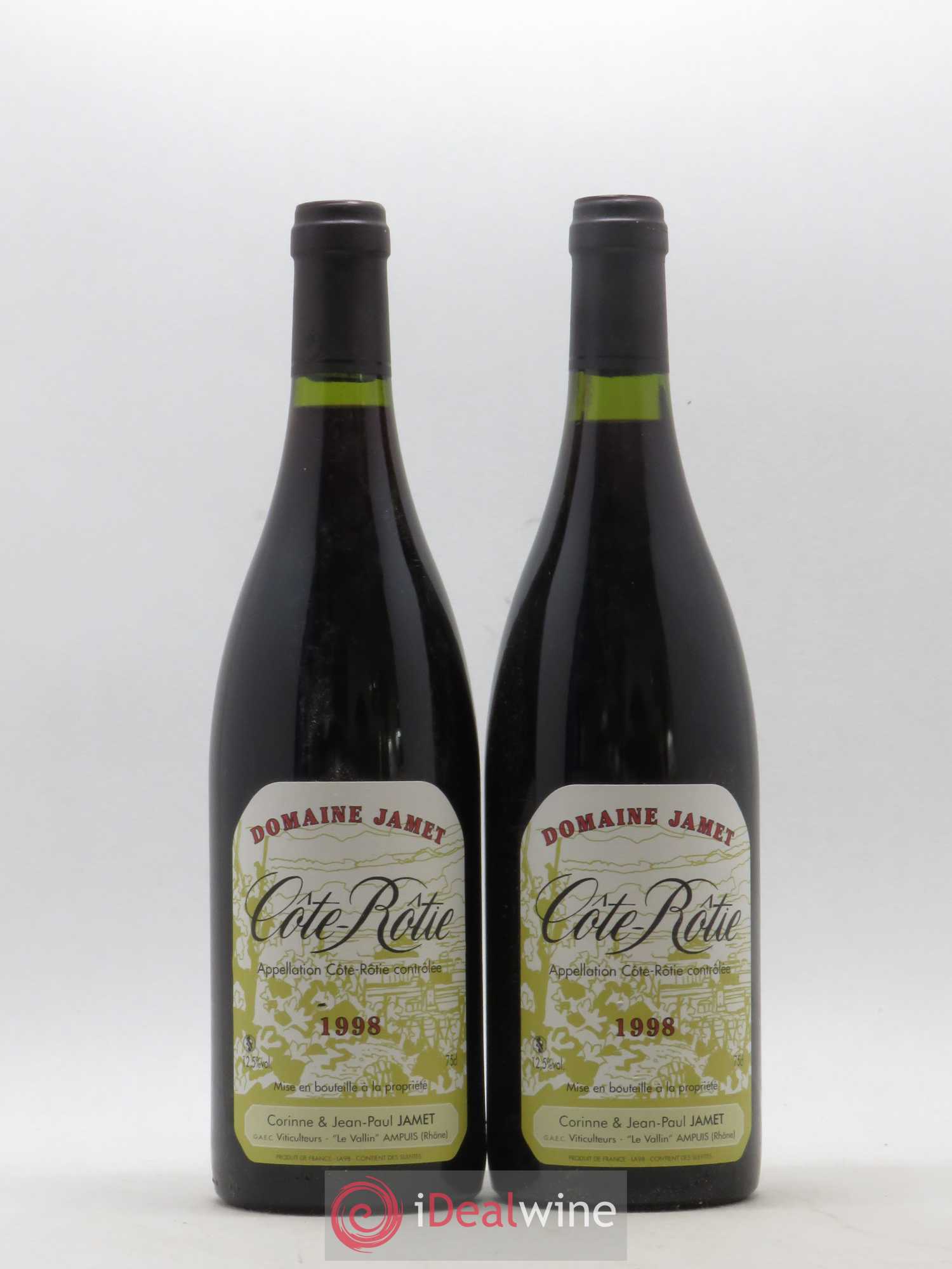 Côte-Rôtie Jamet (Domaine) 1998 - Lot de 2 bouteilles - 0