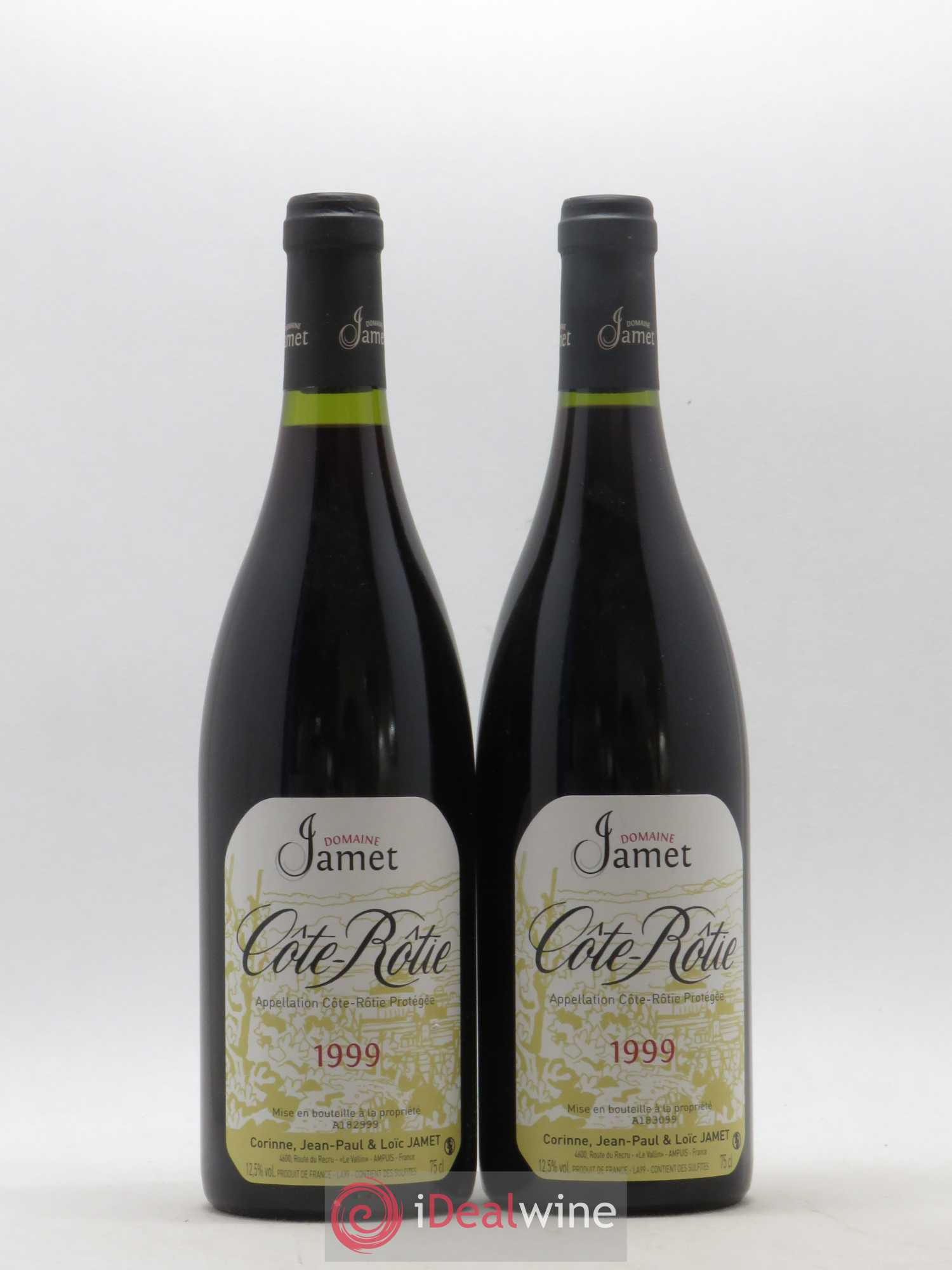 Côte-Rôtie Jamet (Domaine) 1999 - Lot de 2 bouteilles - 0