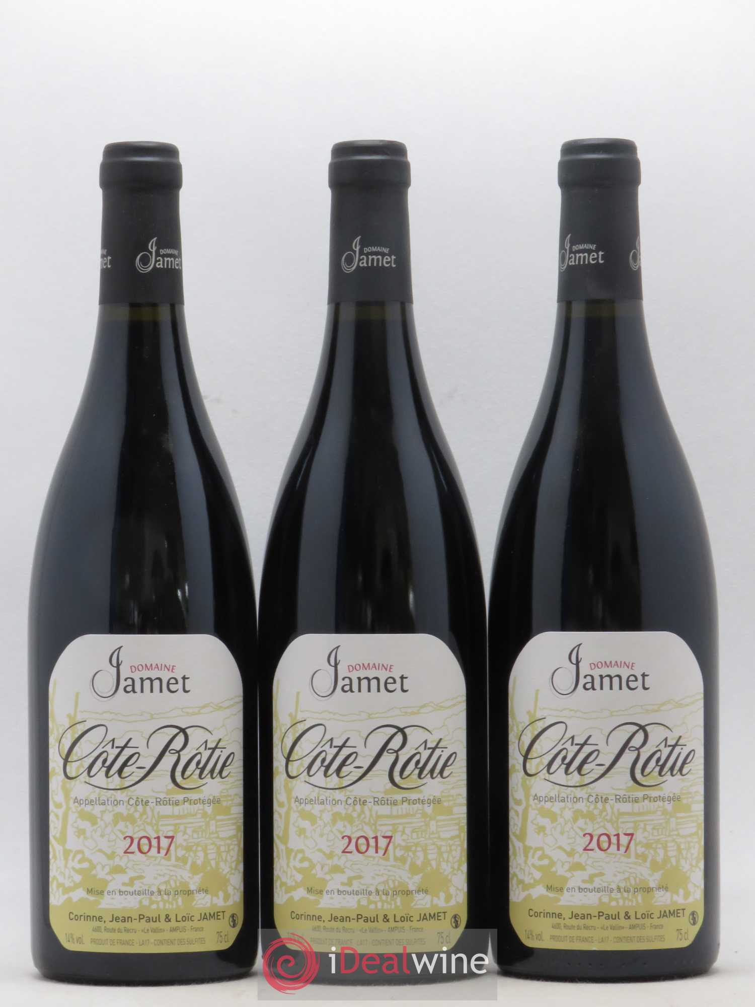 Côte-Rôtie Jamet (Domaine) 2017 - Lot de 3 bouteilles - 0
