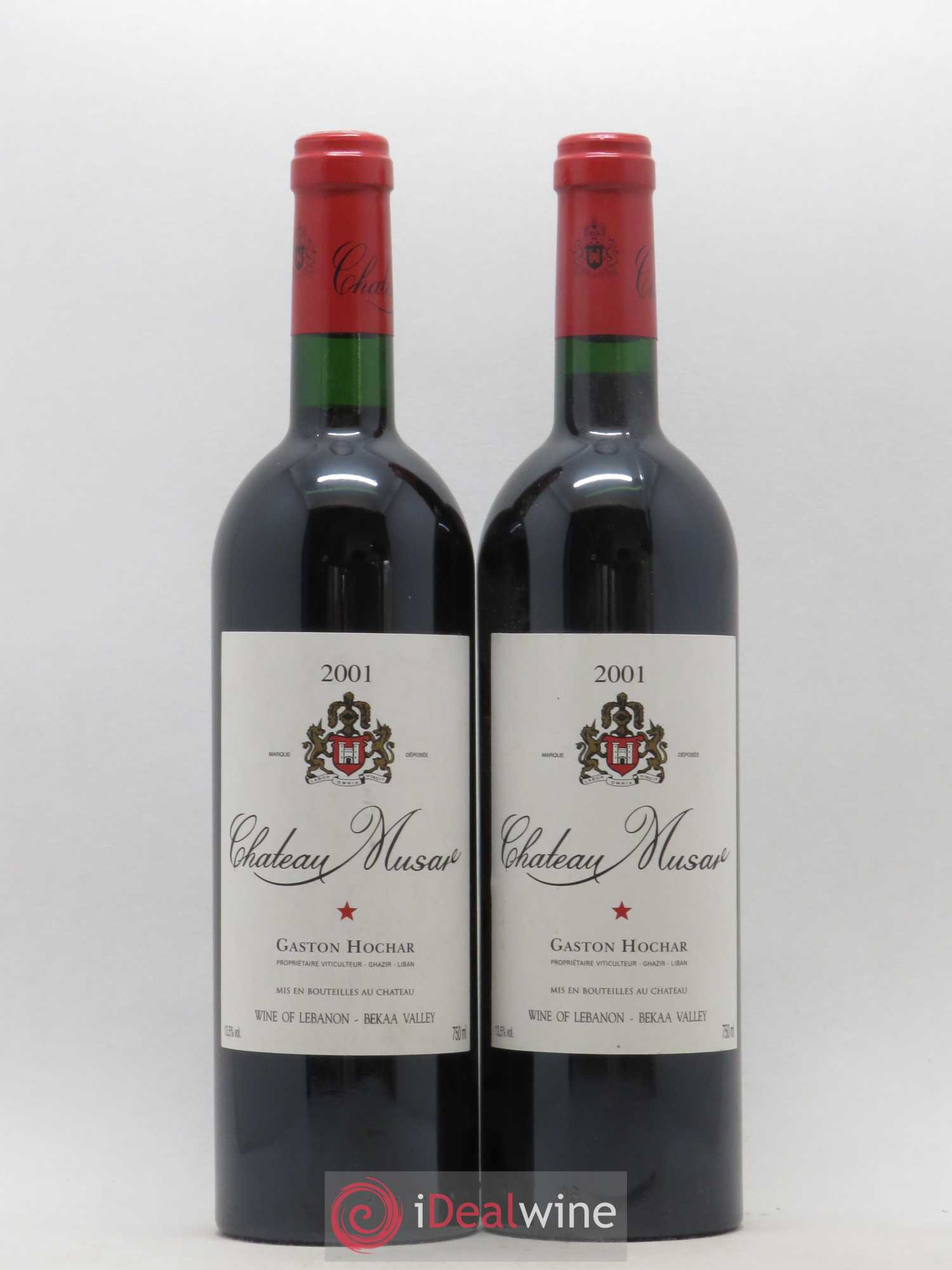 Château Musar Serge Hochar 2001 - Lot de 2 bouteilles - 0