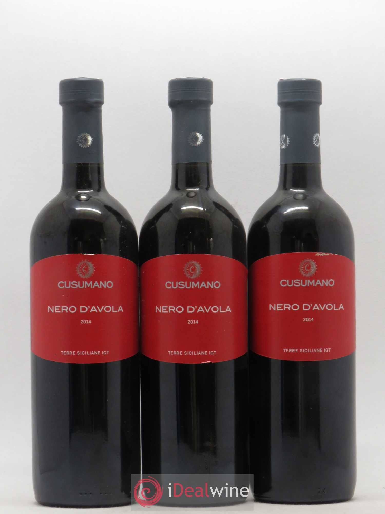 Italie Nero d'Avola Cusumano 2014 - Posten von 3 Flaschen - 0