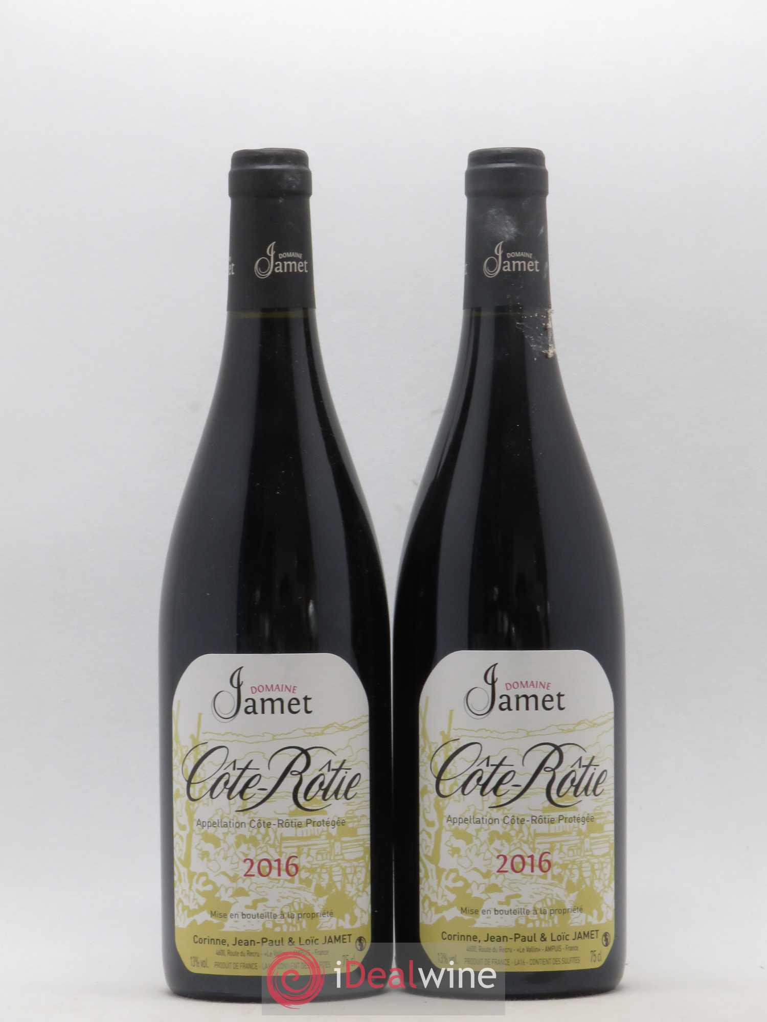 Côte-Rôtie Jamet (Domaine) 2016 - Lot de 2 bouteilles - 0