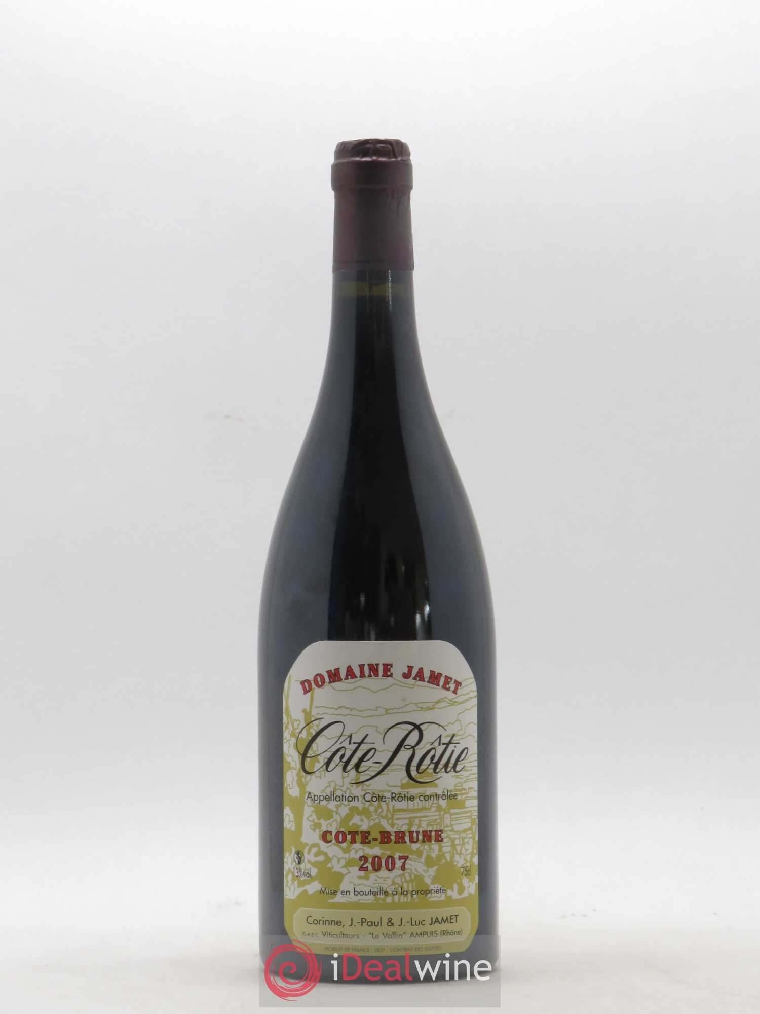 Côte-Rôtie Côte Brune Jamet (Domaine) 2007 - Lot de 1 bouteille - 0