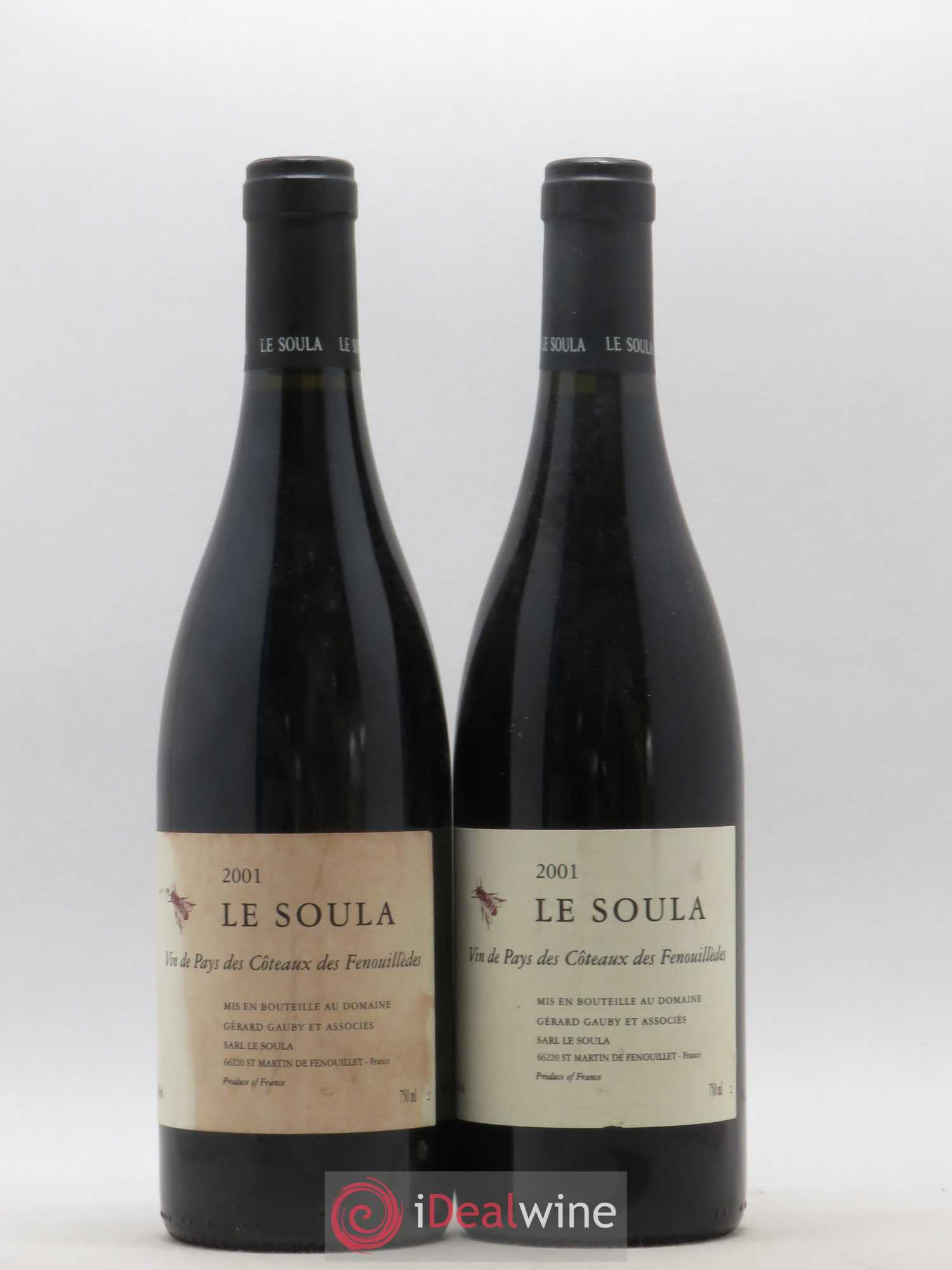 Côtes Catalanes Le Soula 2001 - Lot de 2 bouteilles - 0