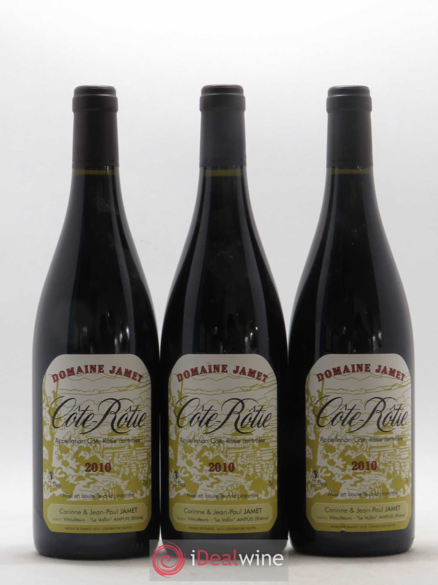 Côte-Rôtie Jamet (Domaine) 2010 - Lot de 3 bouteilles - 0
